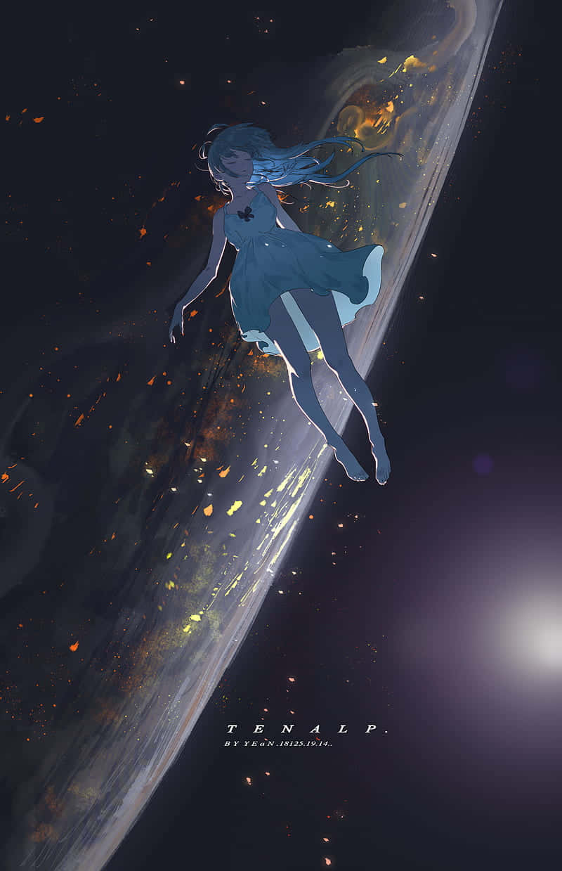 Space Anime Fantasy Wallpaper