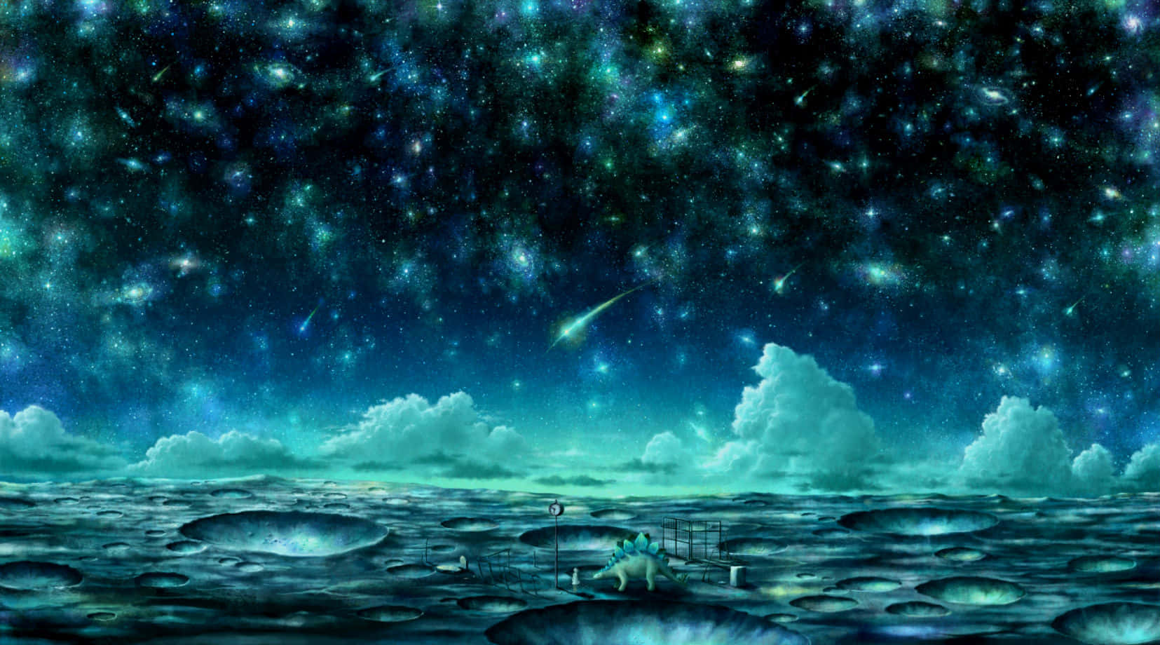 Space Anime Sea Of Stars Wallpaper
