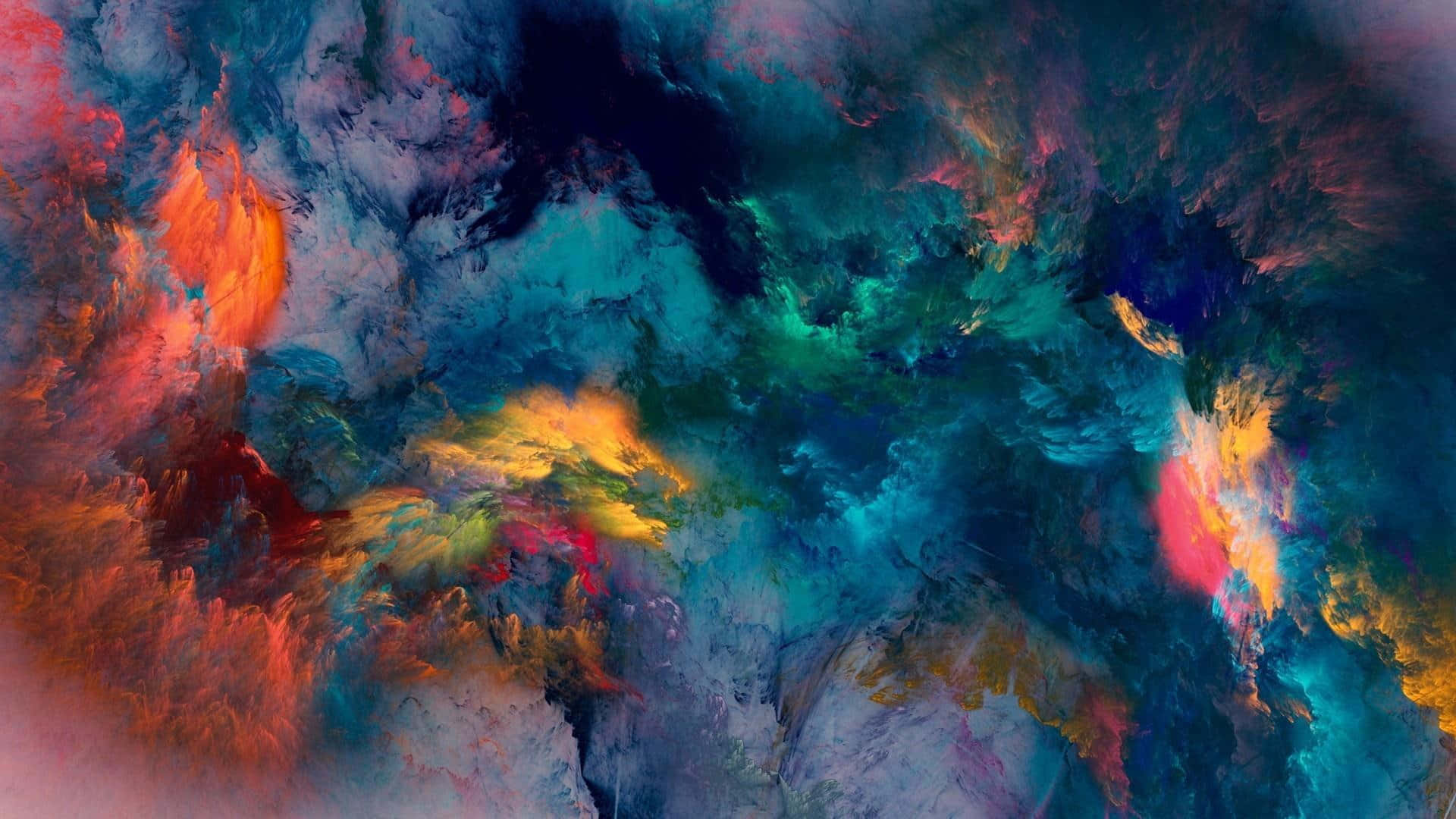 A cosmic journey through the vibrant galaxy Wallpaper