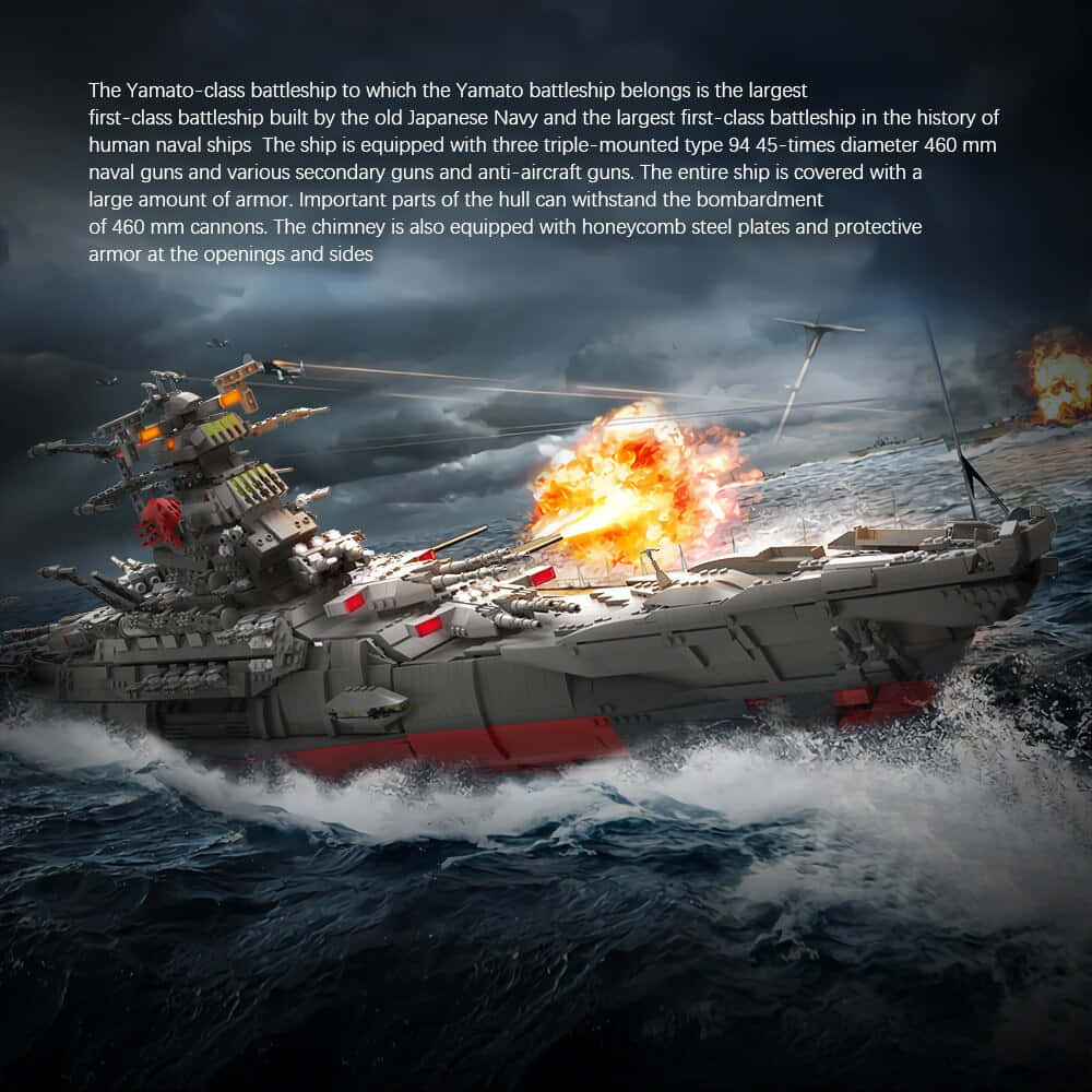 Take to the star seas aboard Space Battleship Yamato! Wallpaper