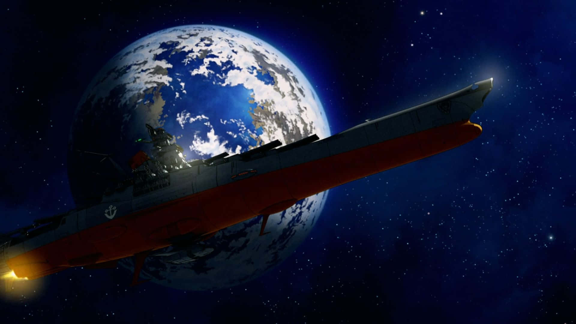 Spacebattleship Yamato: Acróbata Del Espacio Fondo de pantalla