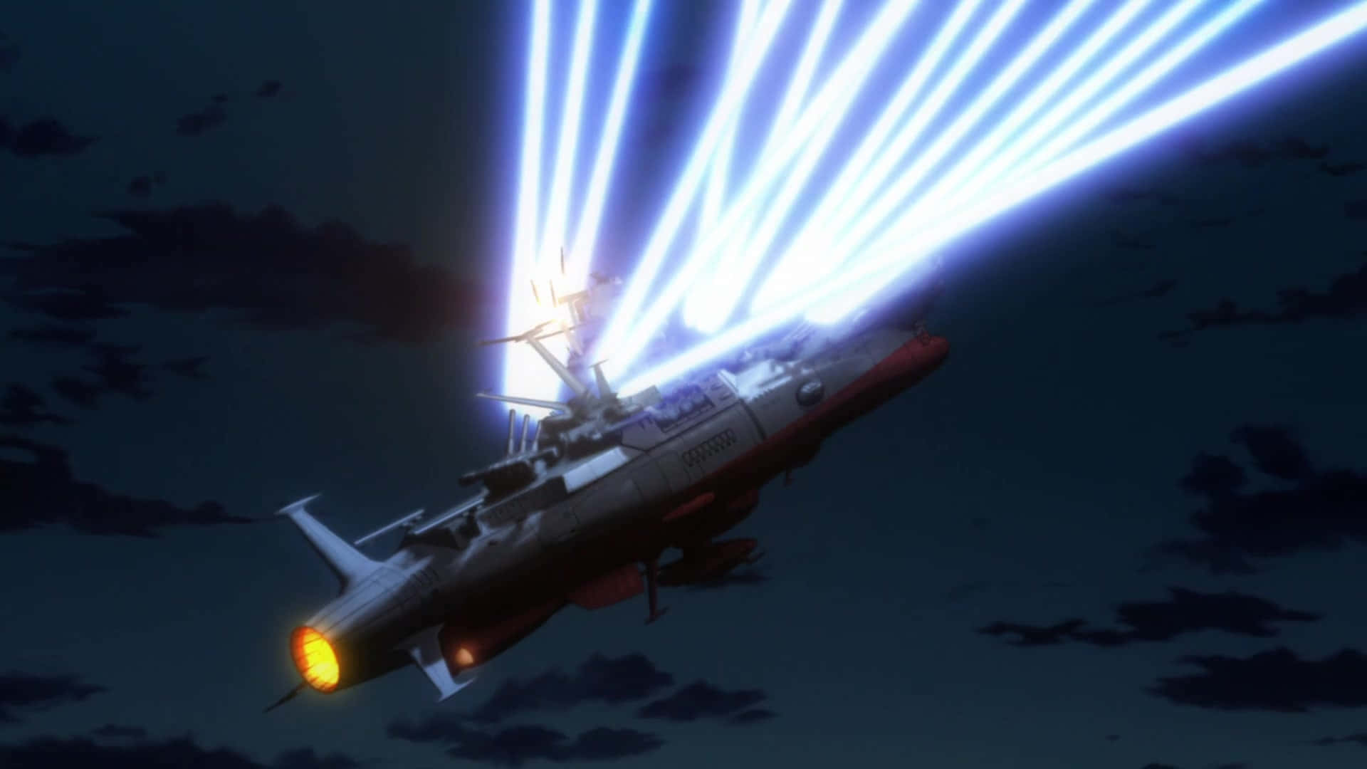 Uncover the mysteries of the universe with Space Battleship Yamato! Wallpaper