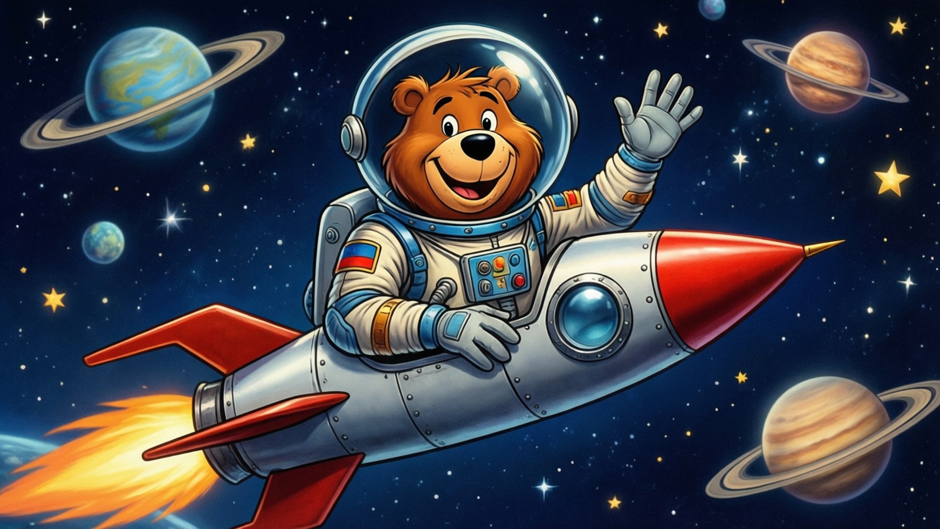 Space Bear Fonds d'écran