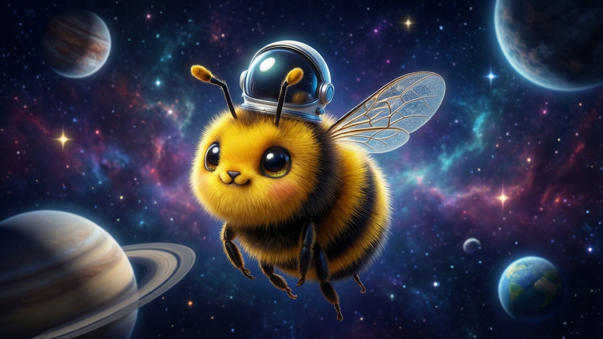 Space Bee Wallpapers