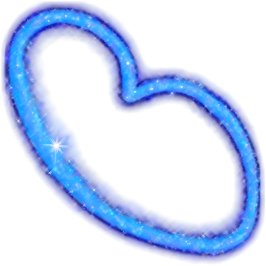 Space Blue Heart Png 5 PNG