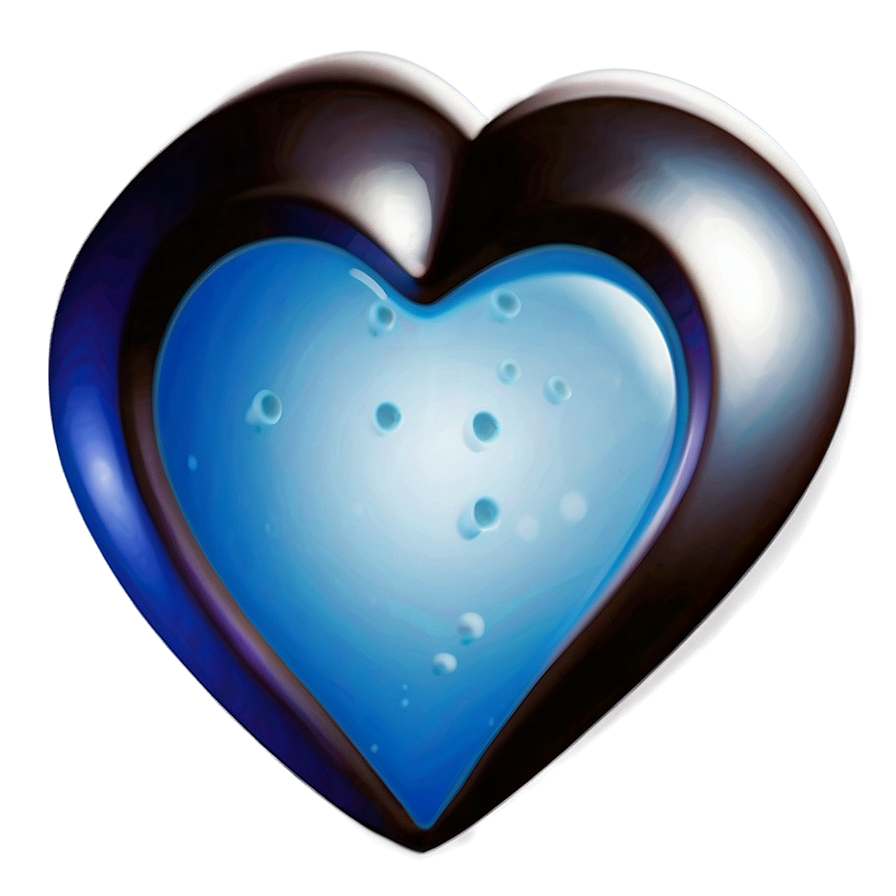 Space Blue Heart Png 60 PNG