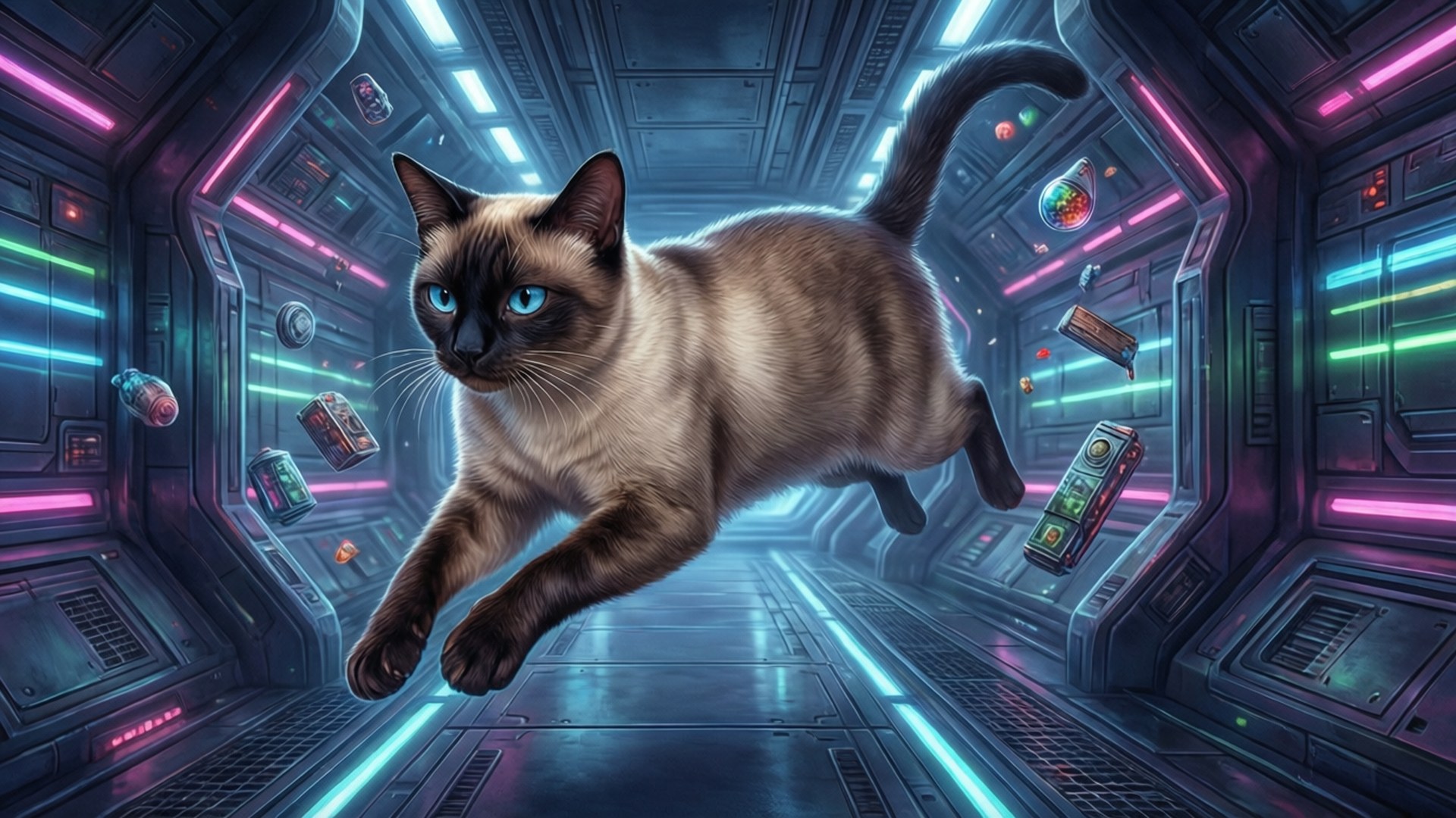 Space Cat Wallpaper