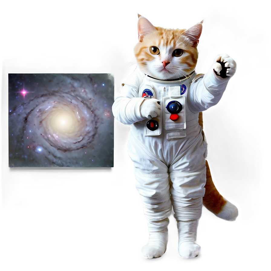 Space Cat Png Qrw15 PNG