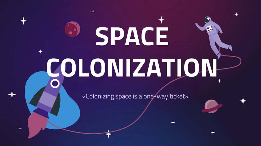 Futuristic Space Colony Concept Wallpaper