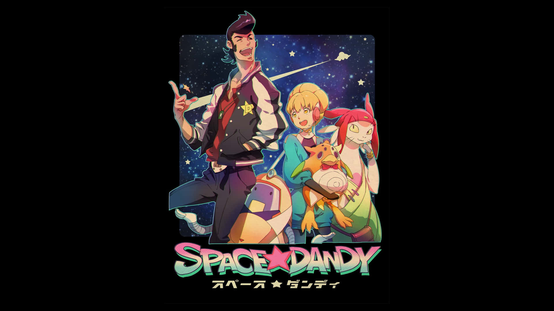 Space Dandy Characters Wallpaper