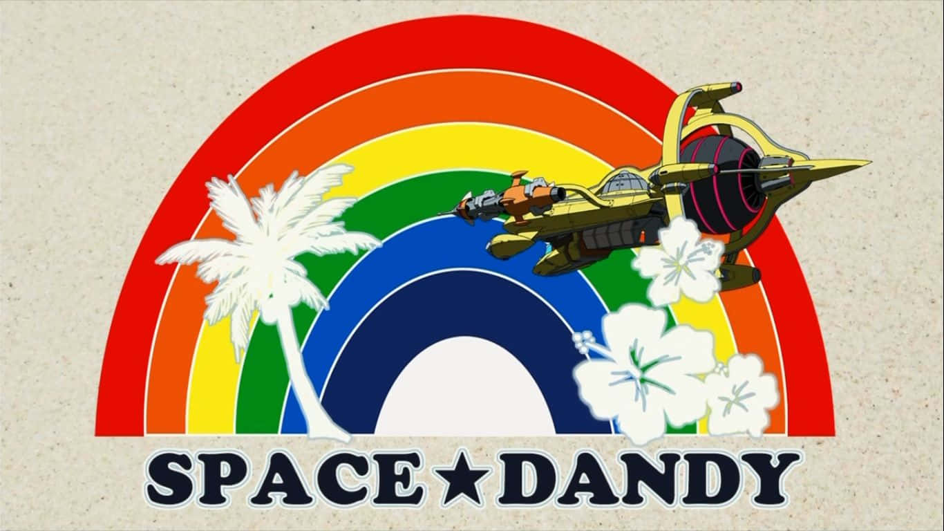 Space Dandy Rainbow Wallpaper
