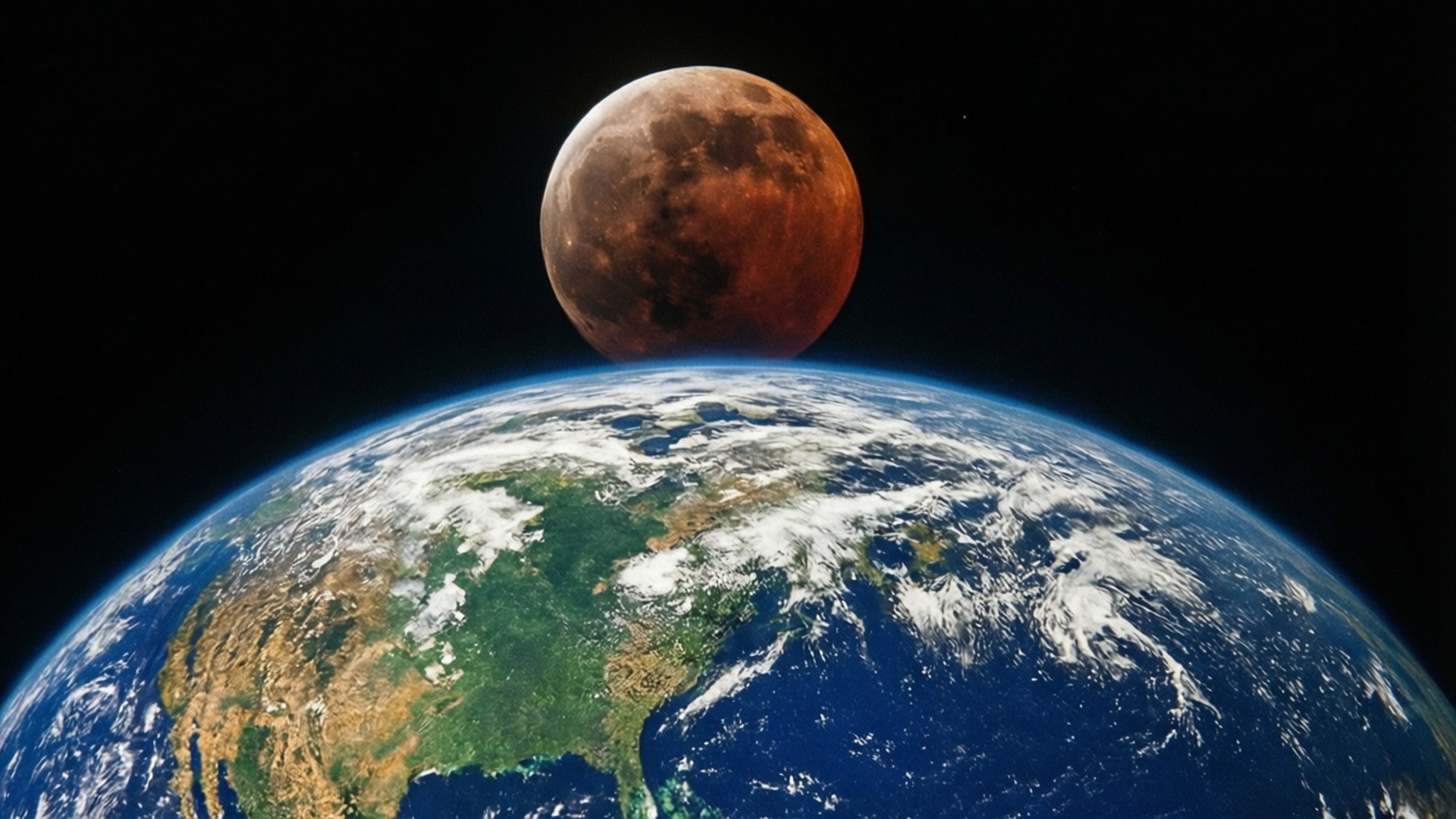 Ruimte Eclipse Perspectief Achtergronden