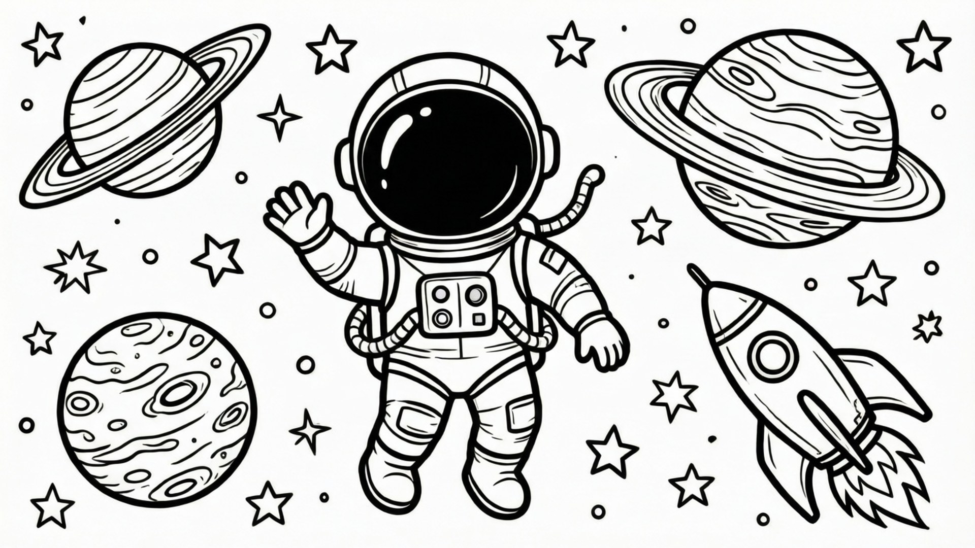 Space Explorer Rocket Wallpaper