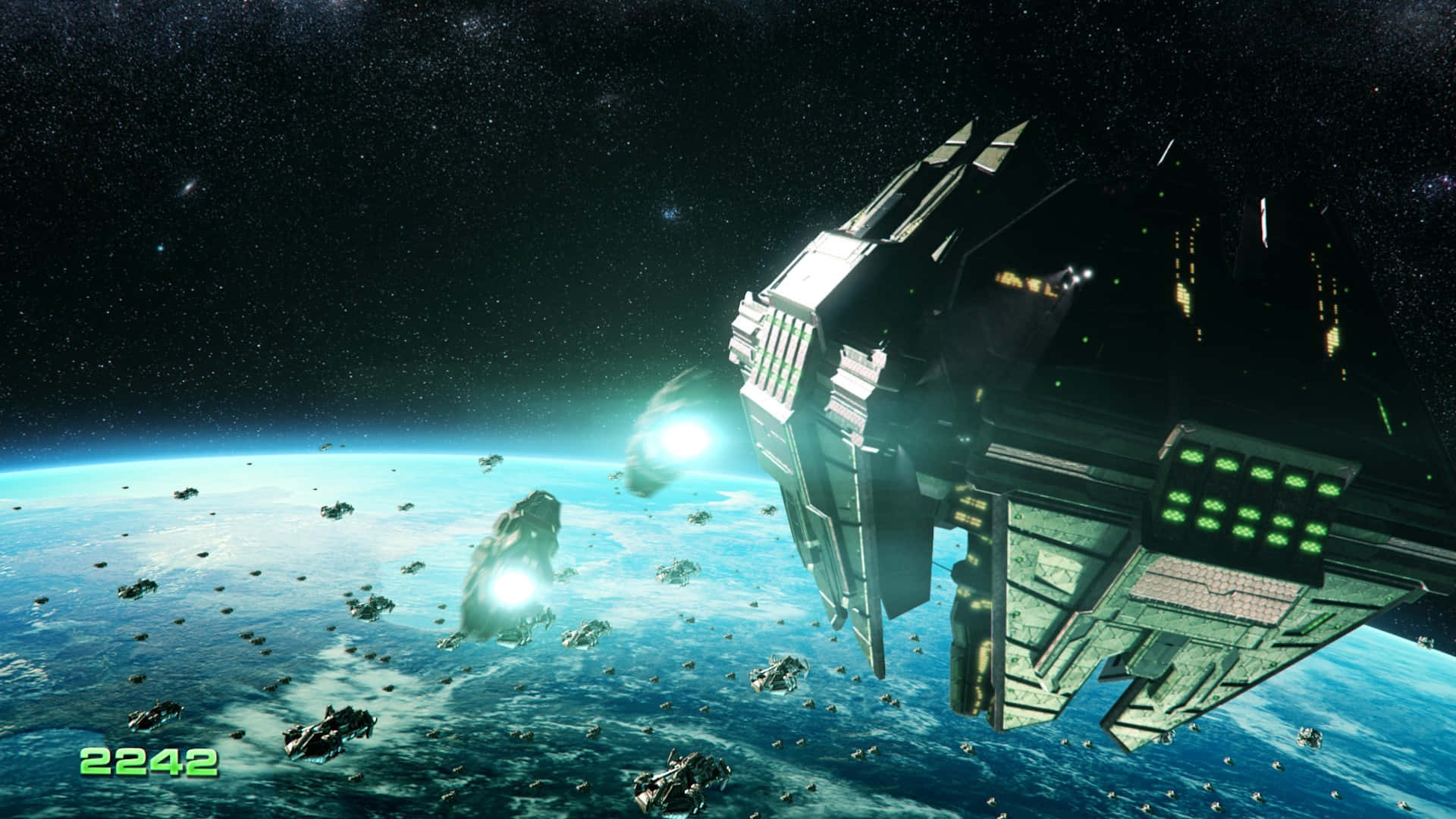 Space_ Fleet_ Advance_2242 Wallpaper