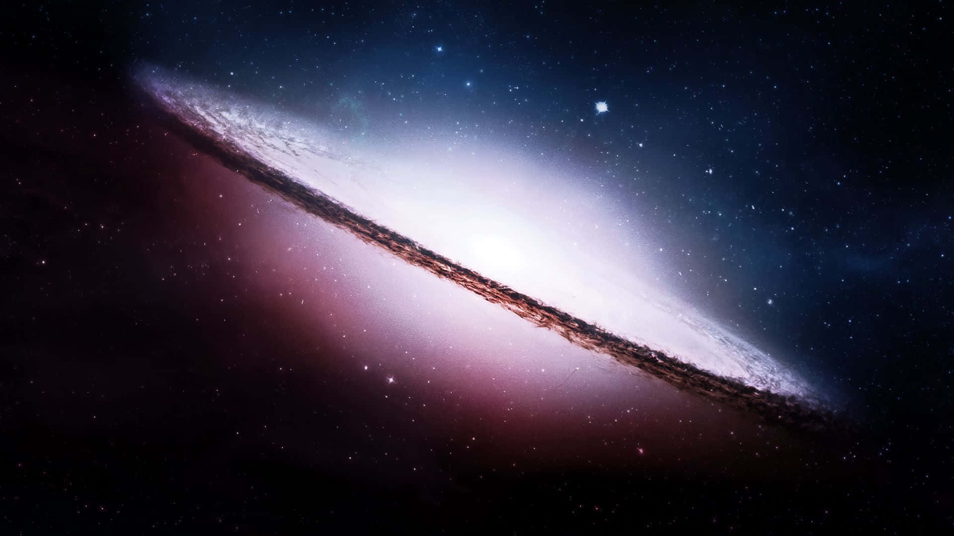 Diskspace Galaxy: Festplatten Weltraumgalaxie Wallpaper