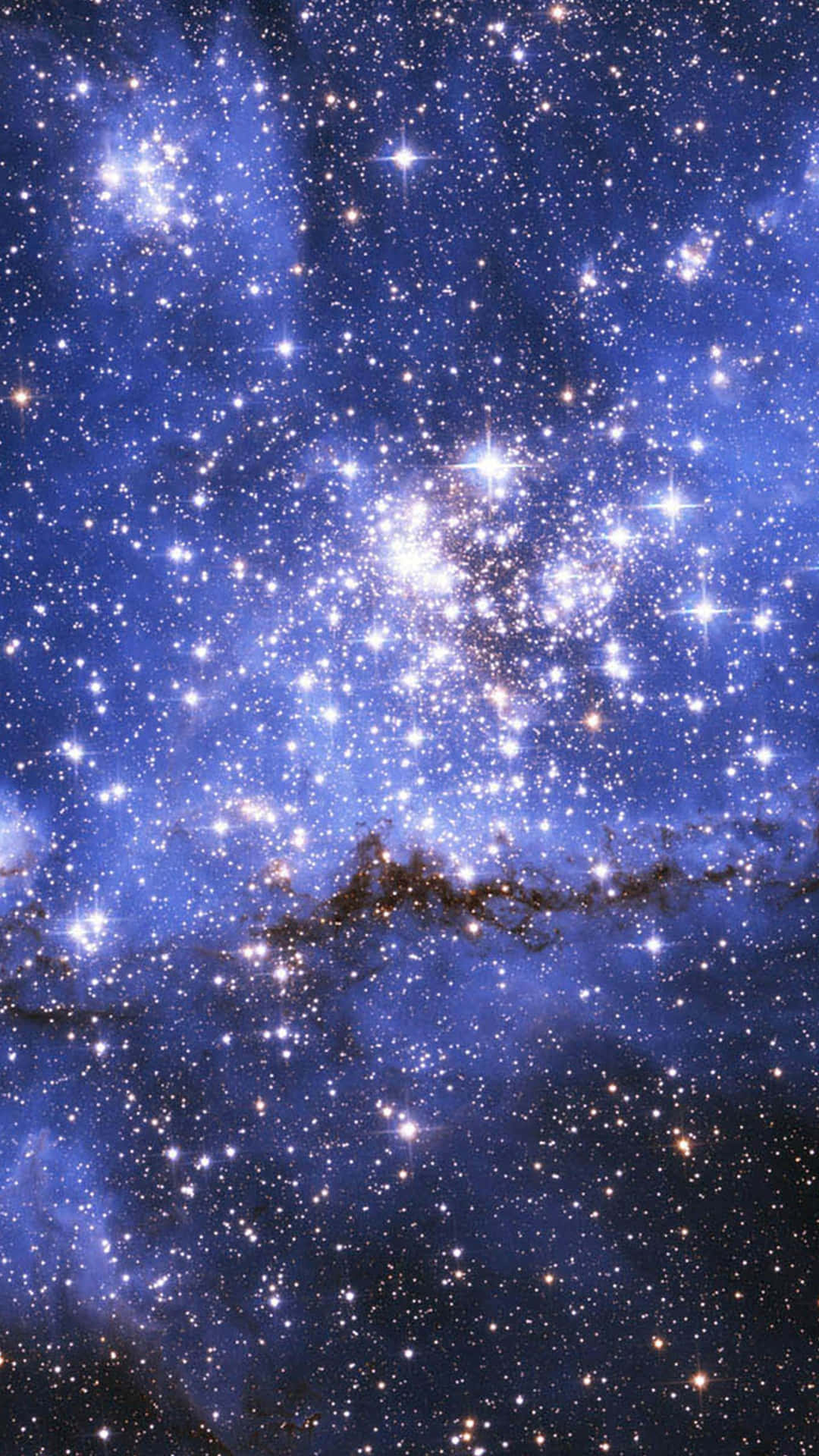 Rymdgalaxljusa Stjärnor Wallpaper