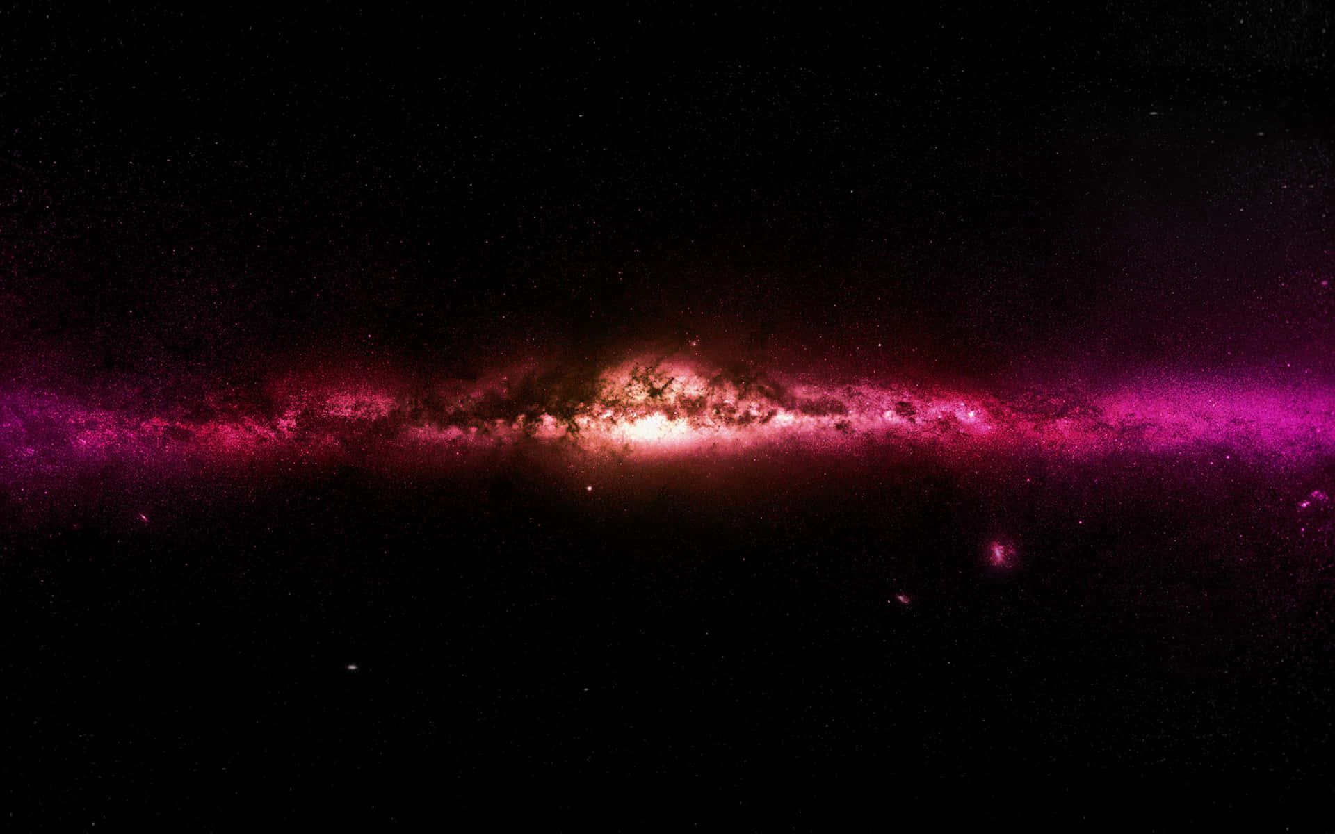 Galaxiadel Espacio Nebulosa Roja Fondo de pantalla