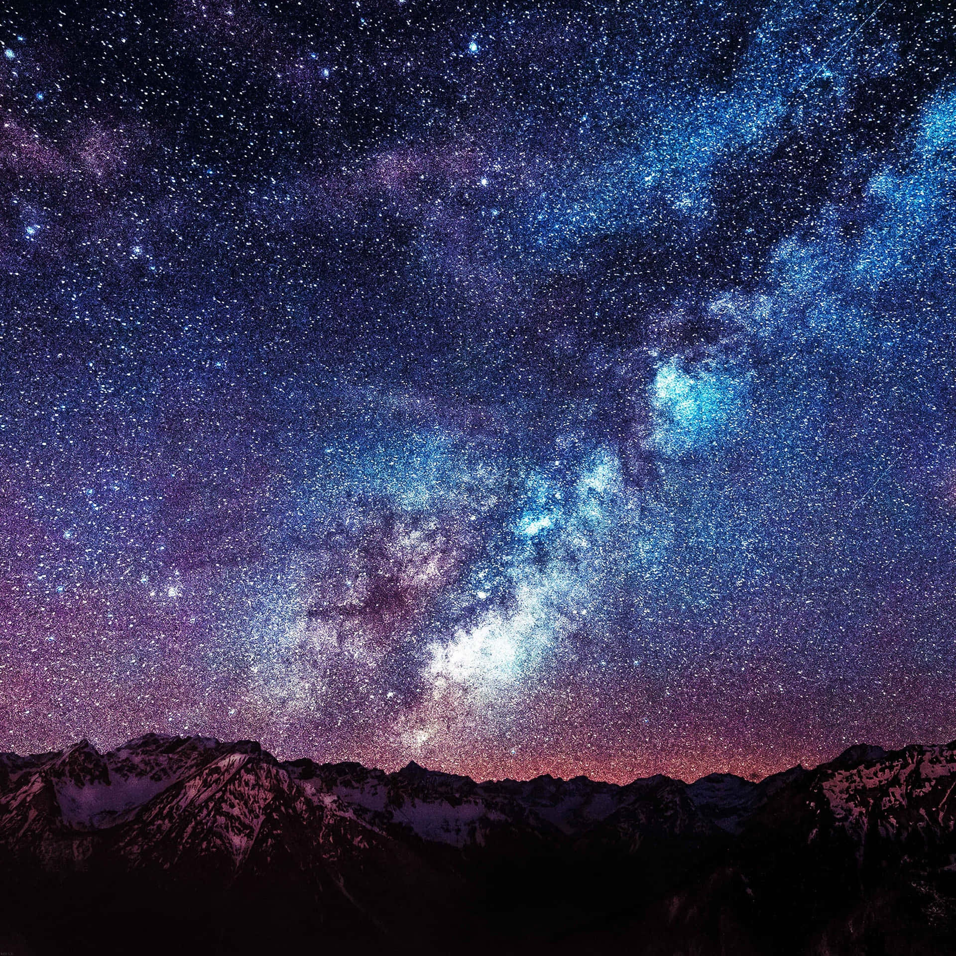 Space Galaxy Milky Way From Earth Wallpaper