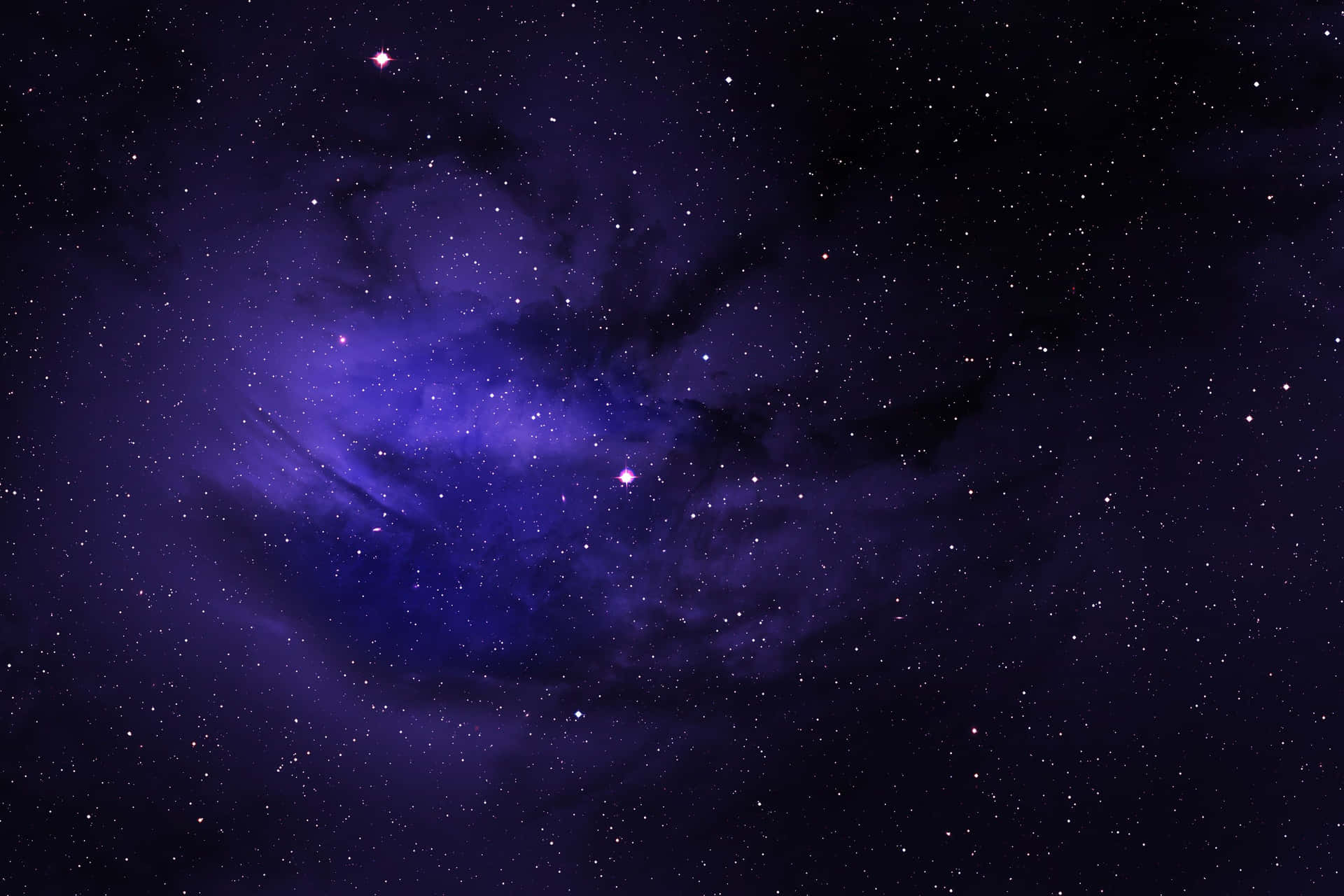 Space Galaxy Dark Purple Wallpaper