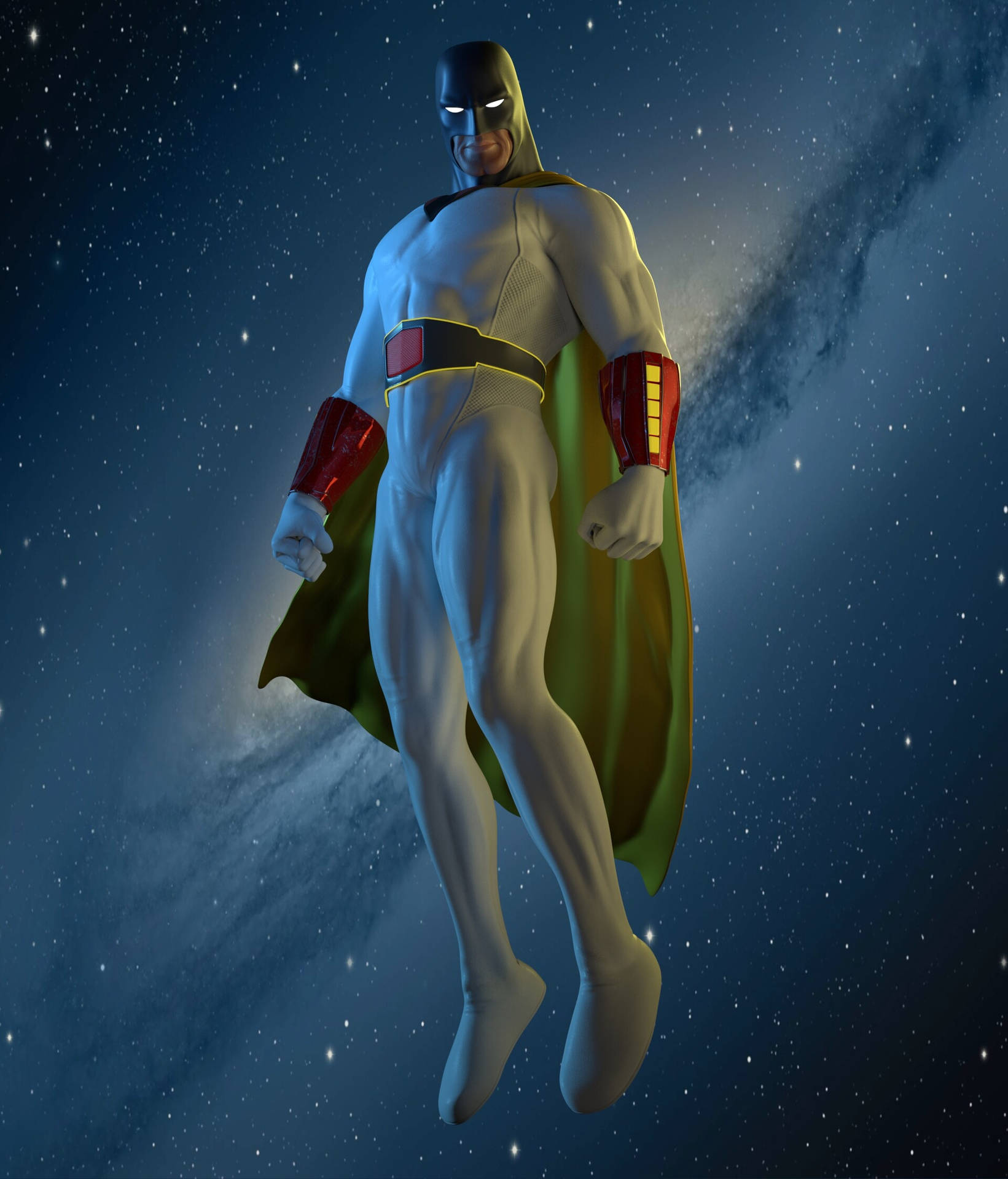 Space Ghost Flying Wallpaper