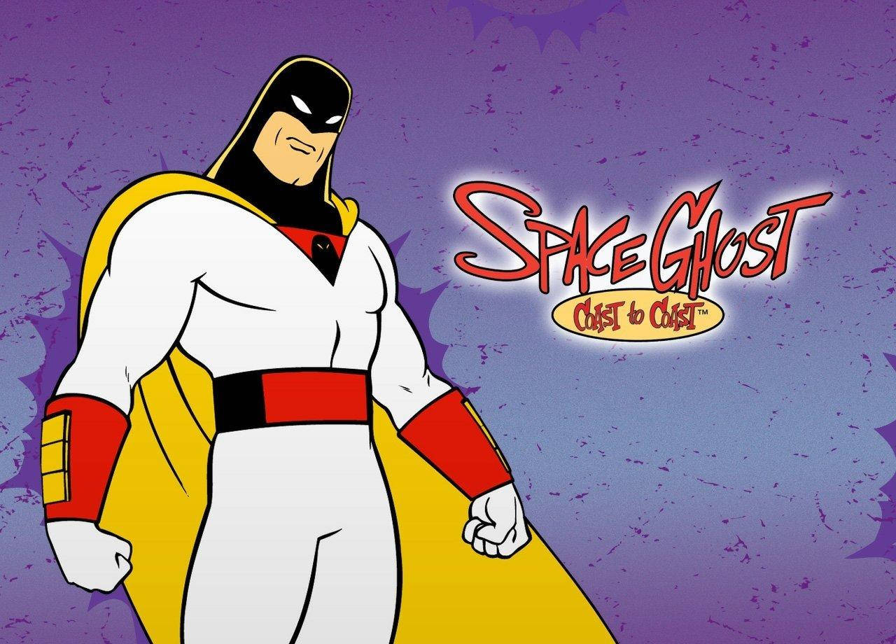 Space Ghost Purple Background Wallpaper