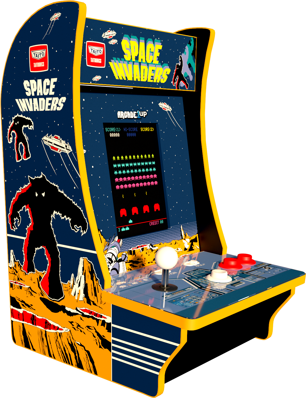Space Invaders Arcade Machine PNG