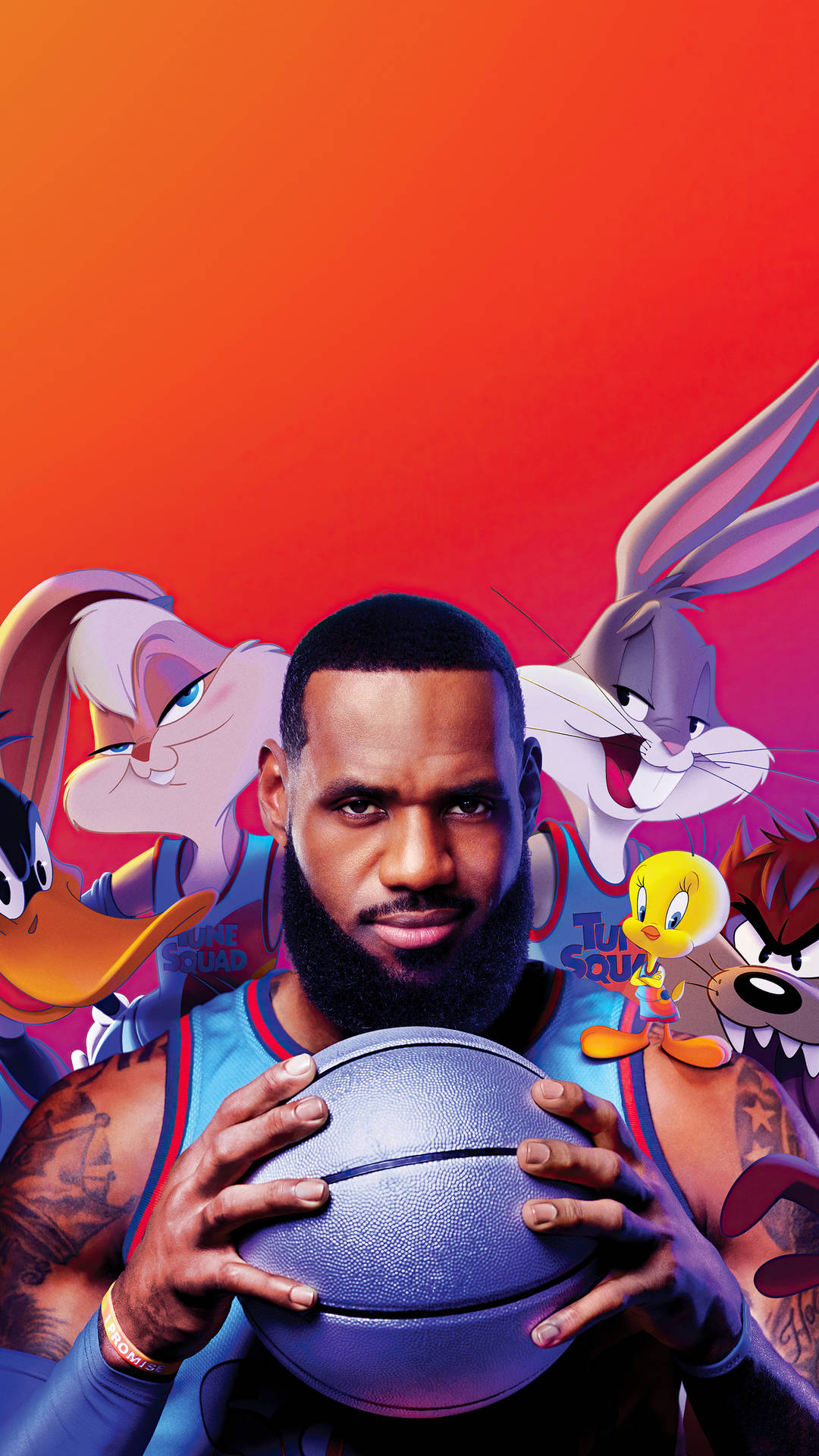Space Jam 2 LeBron James Character Poster 4K Phone iPhone