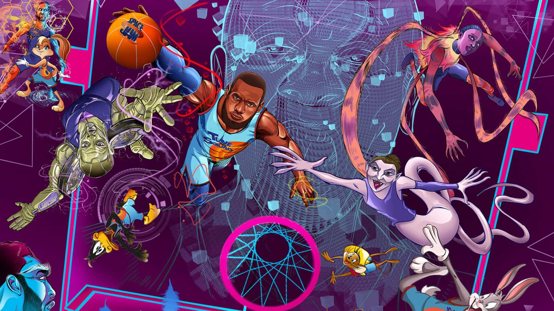 Welcome to the world of Space Jam A New Legacy" Wallpaper