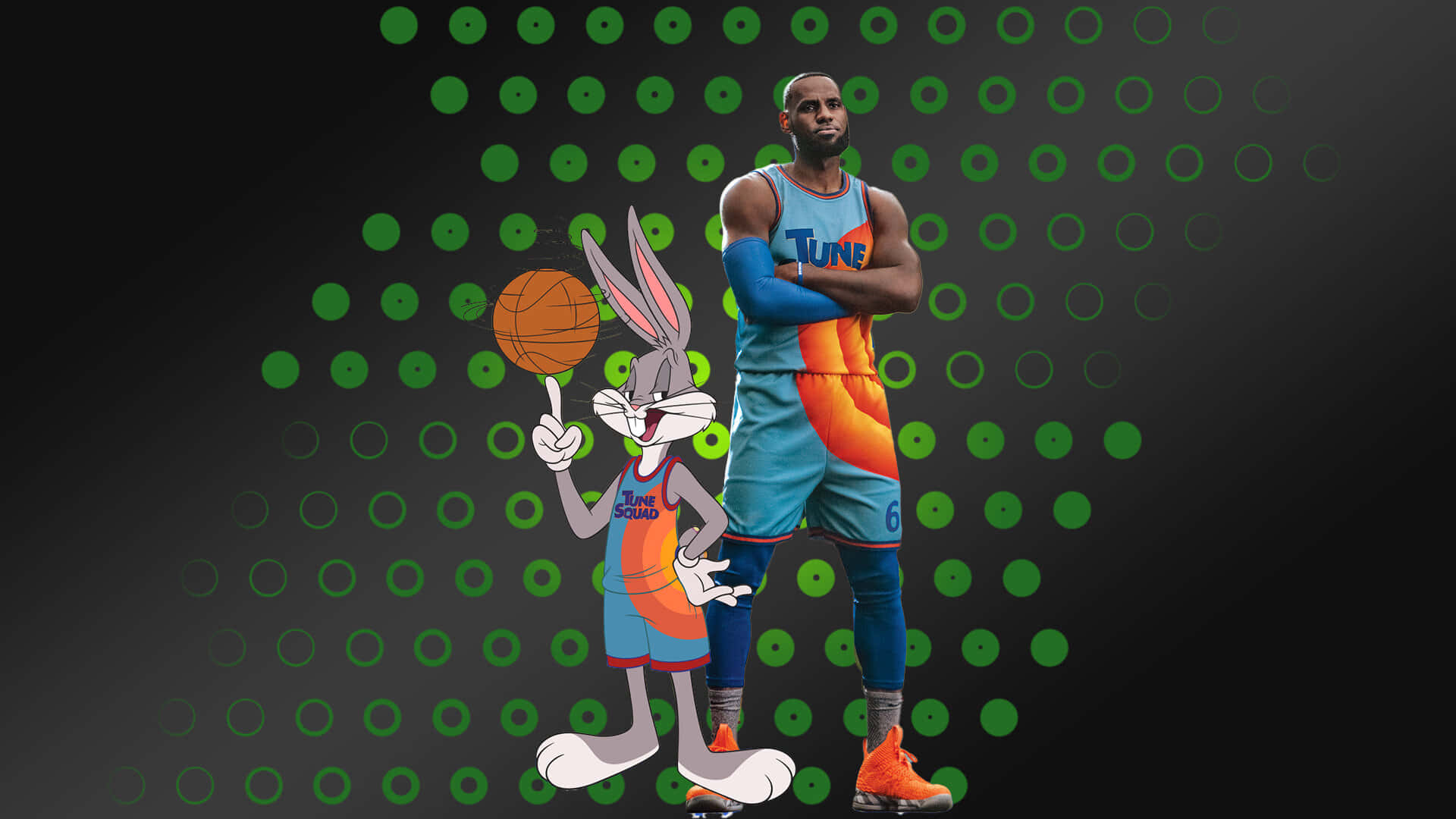 Follow the Tune Squad in their epic intergalactic basketball adventure Wallpaper