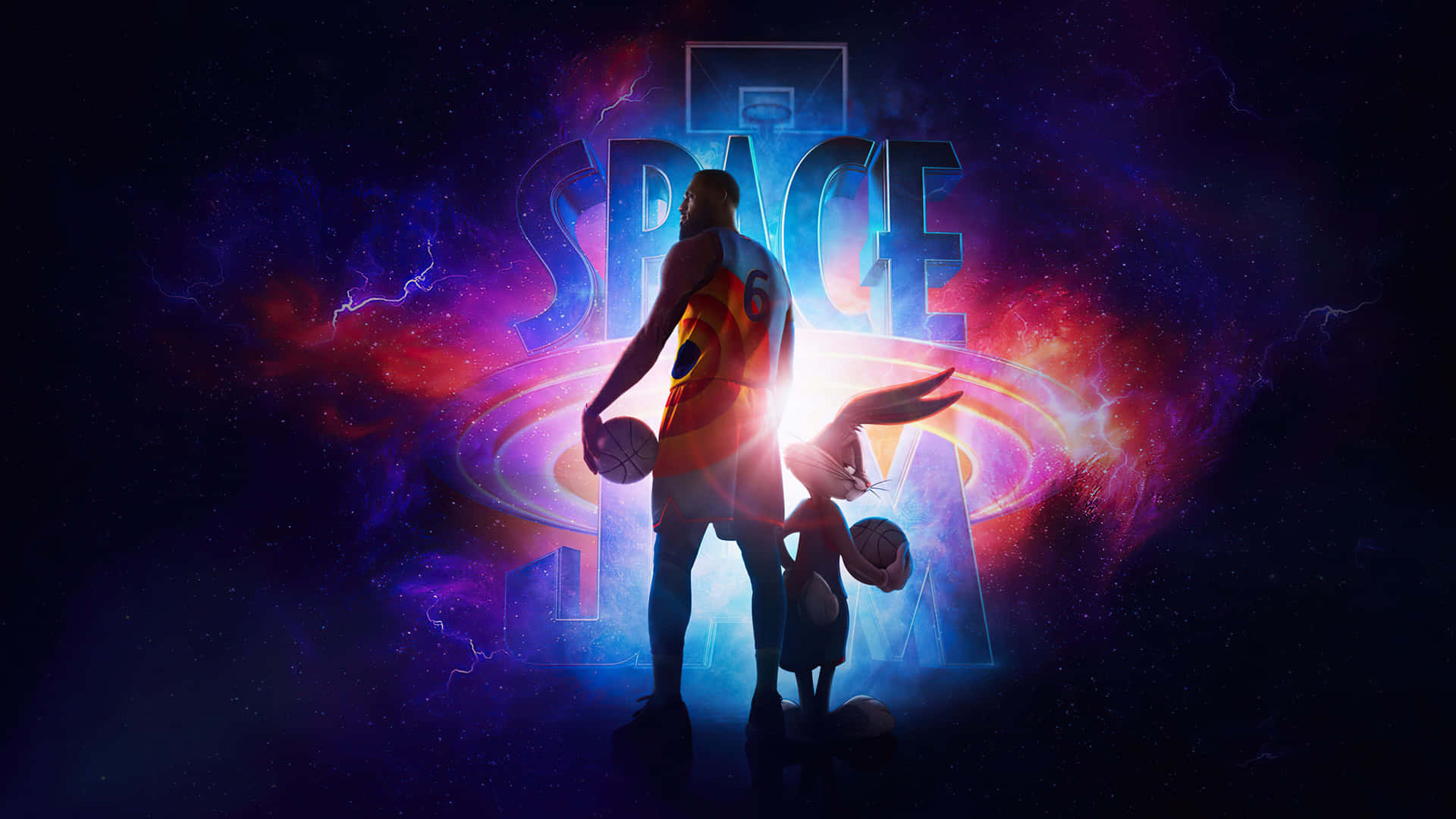 Tune and Bugs take on their first mission together in "Space Jam: A New Legacy" Wallpaper