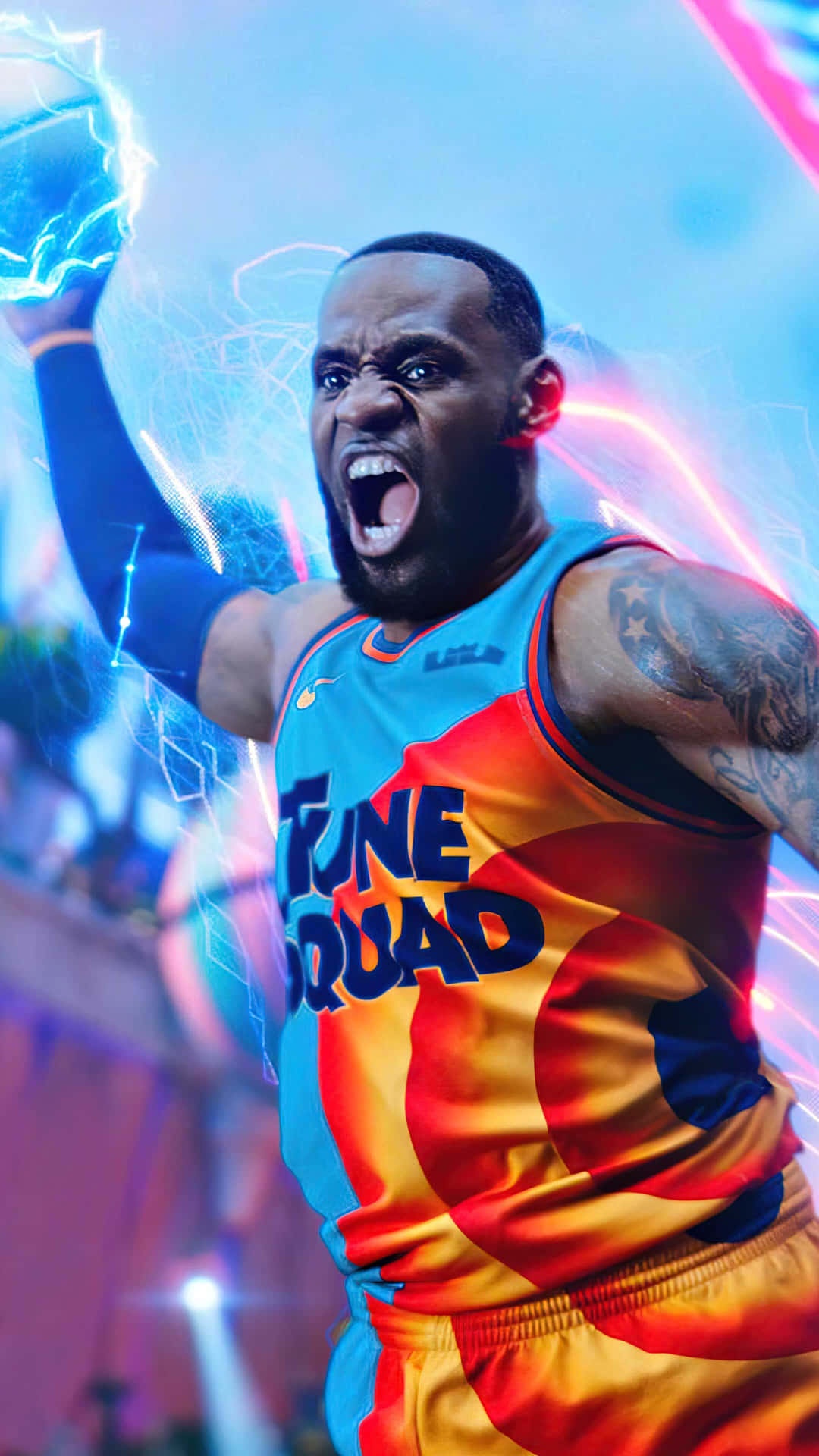 Download The Tune Squad on the court - ready to take on the Monstars!  Wallpaper