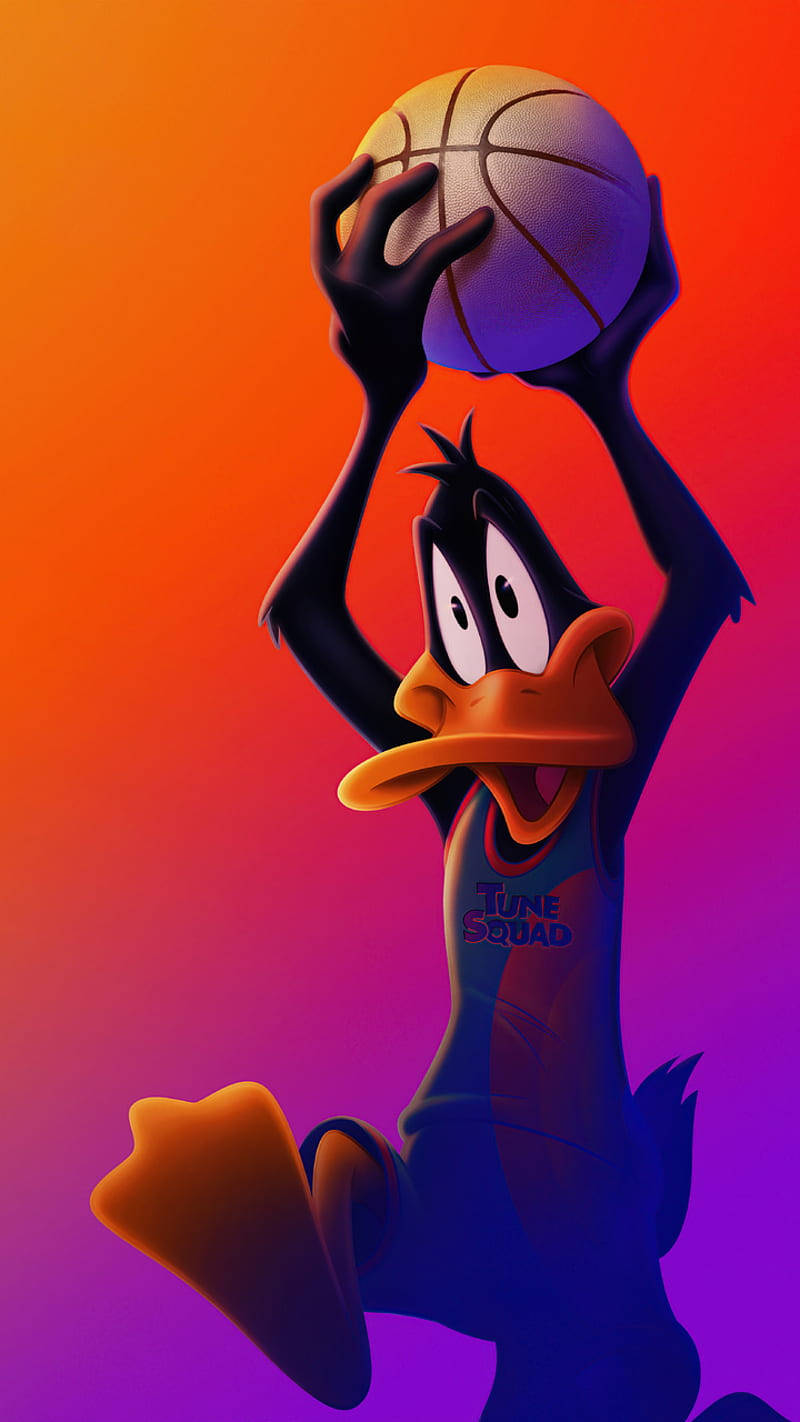 Space Jam Daffy Duck Background
