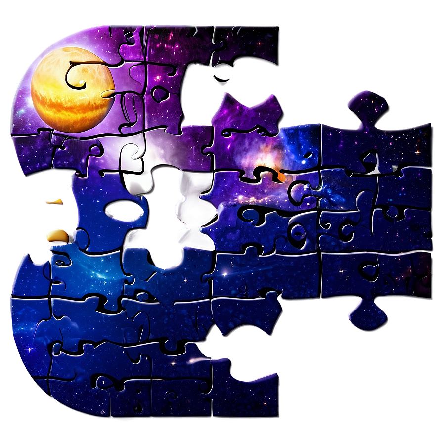 Space Jigsaw Puzzle Png Klt95 PNG