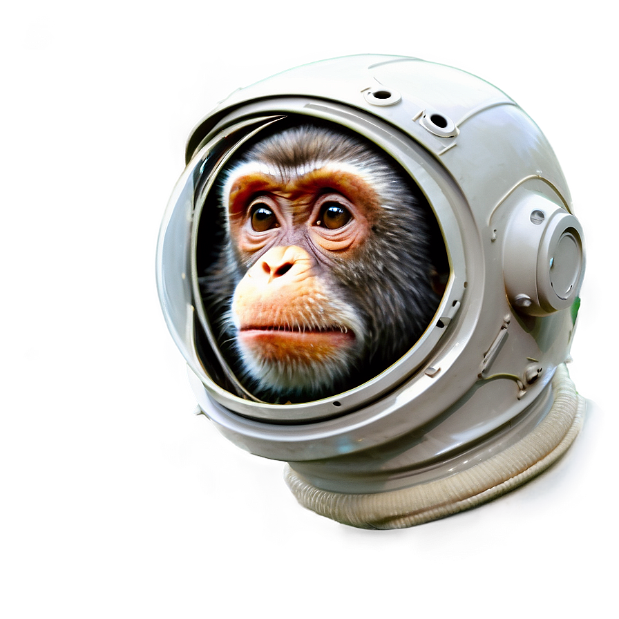 Space Monkey Face Astronaut Png 32 PNG