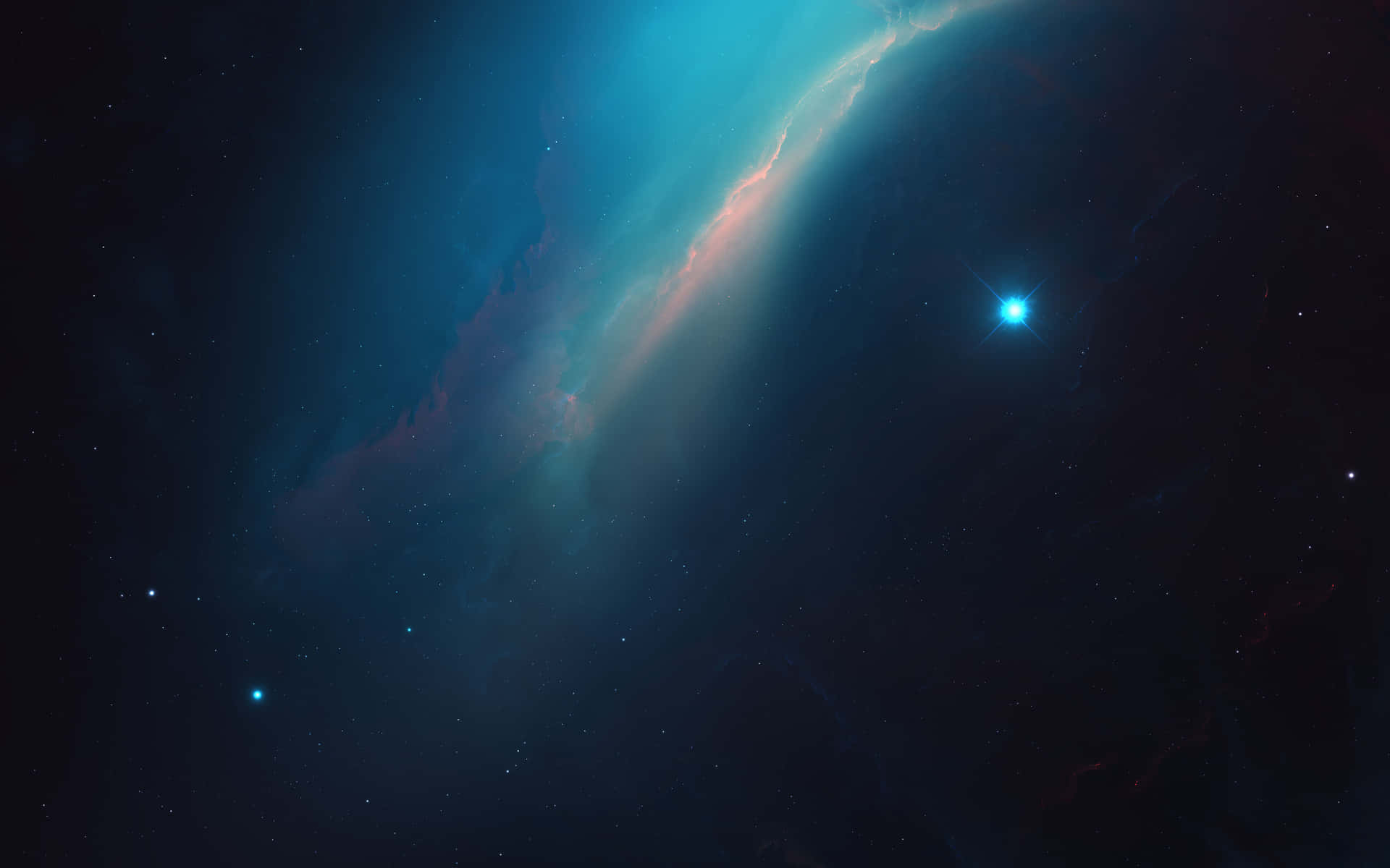 Dark Space Nebula Wallpaper