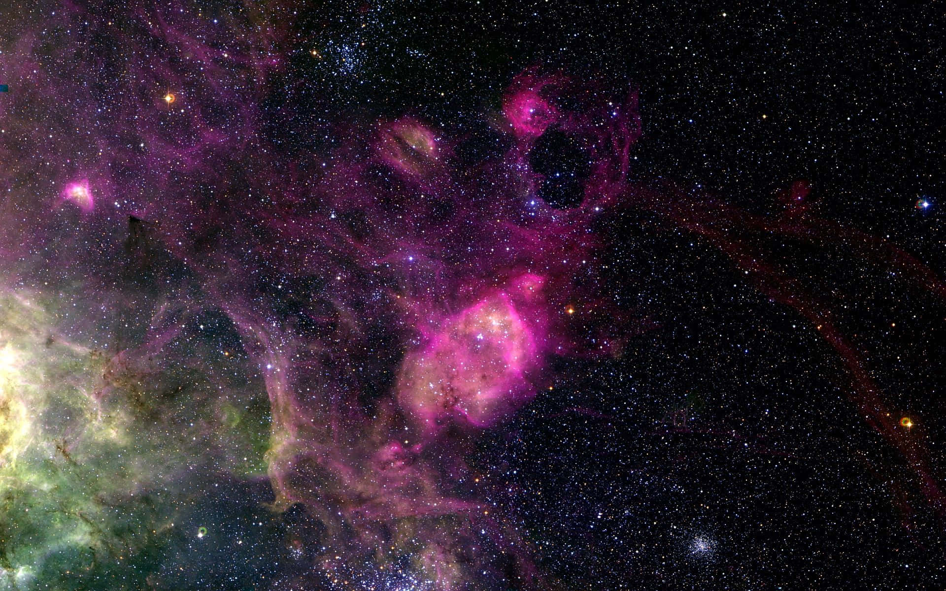 A beautiful Space Nebula filled with unlimited possibilities Wallpaper