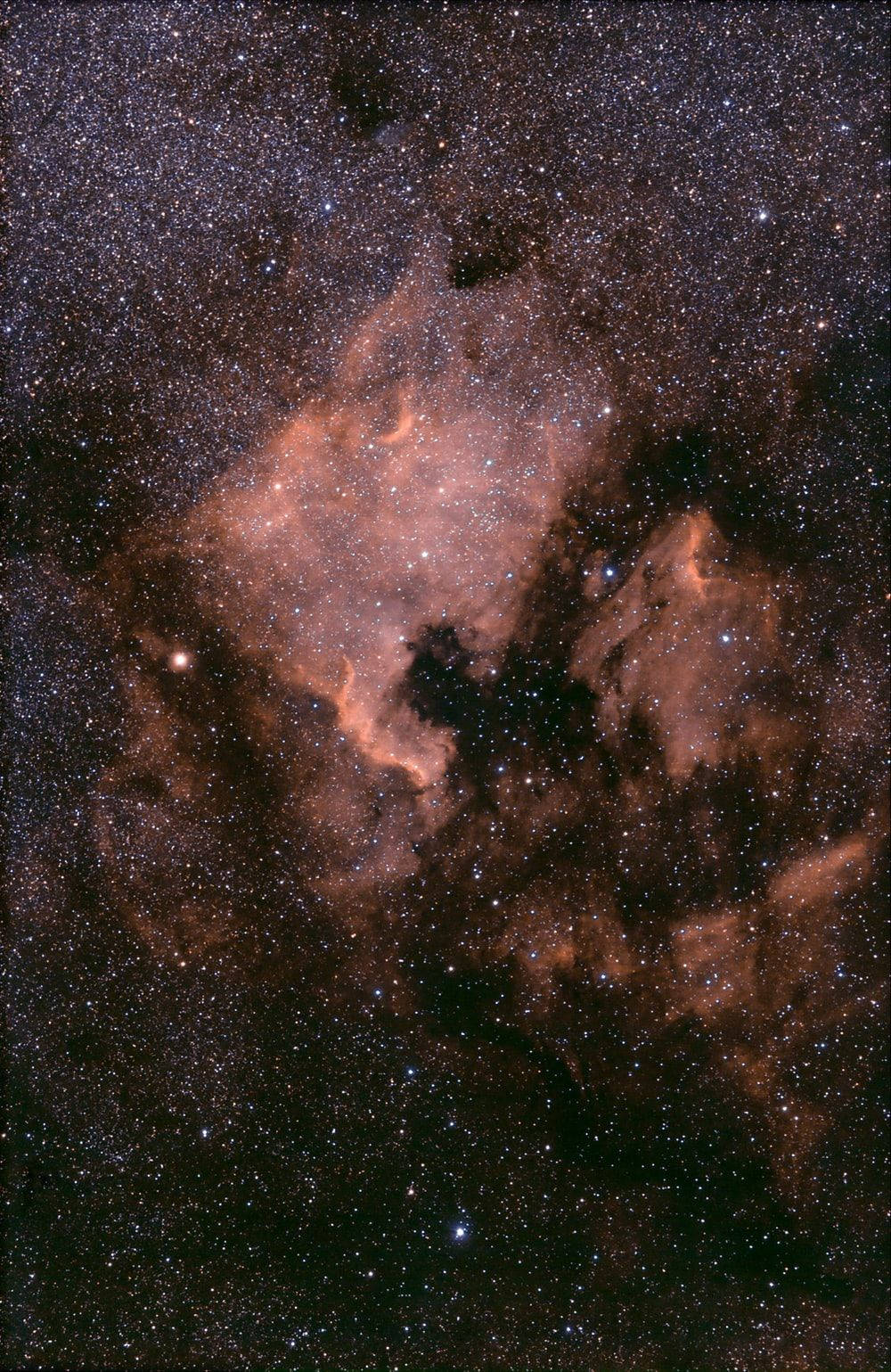 Space Nebula Brown Iphone Wallpaper