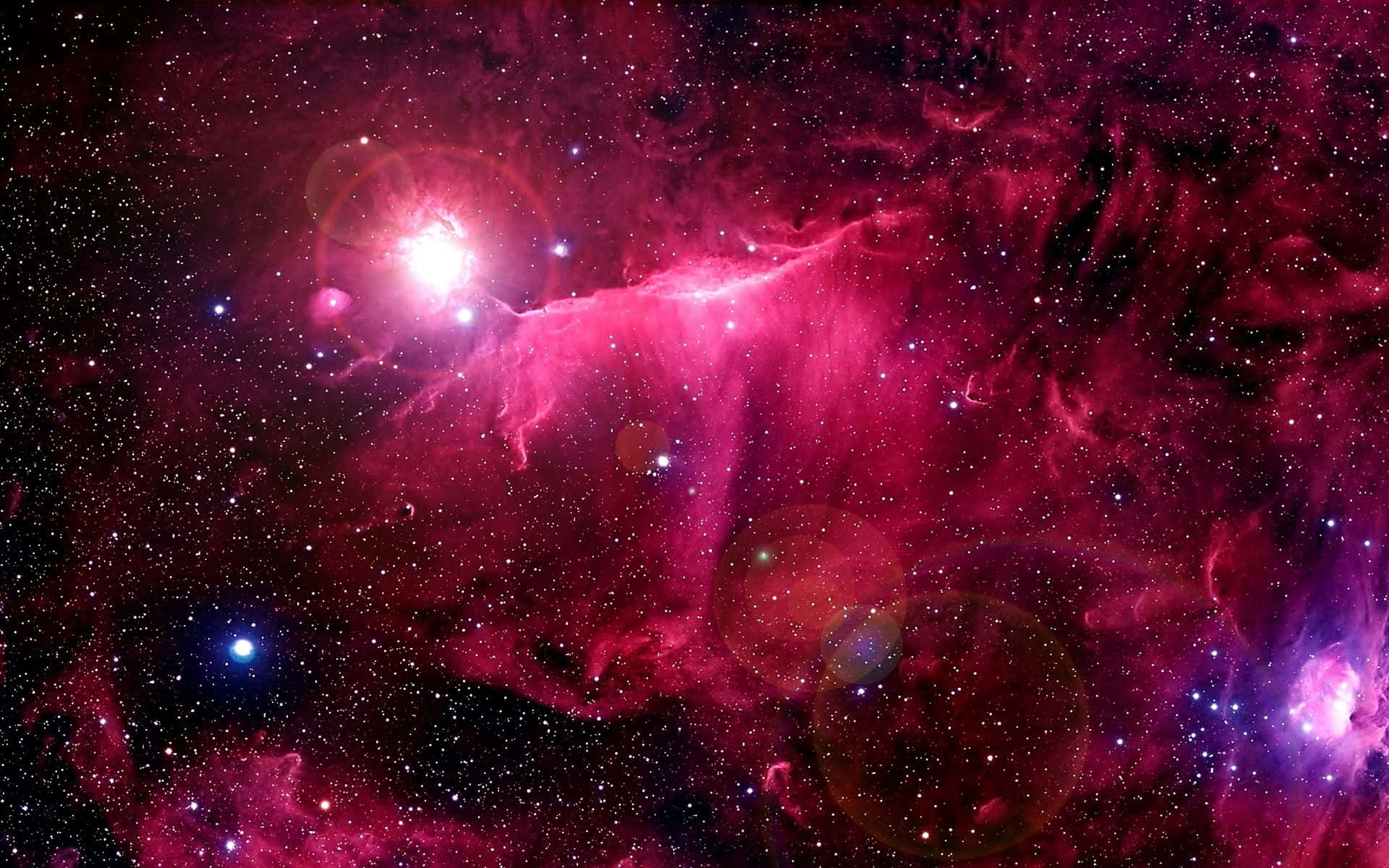 En Ud af denne Verden Visning af en Rum Nebula Wallpaper