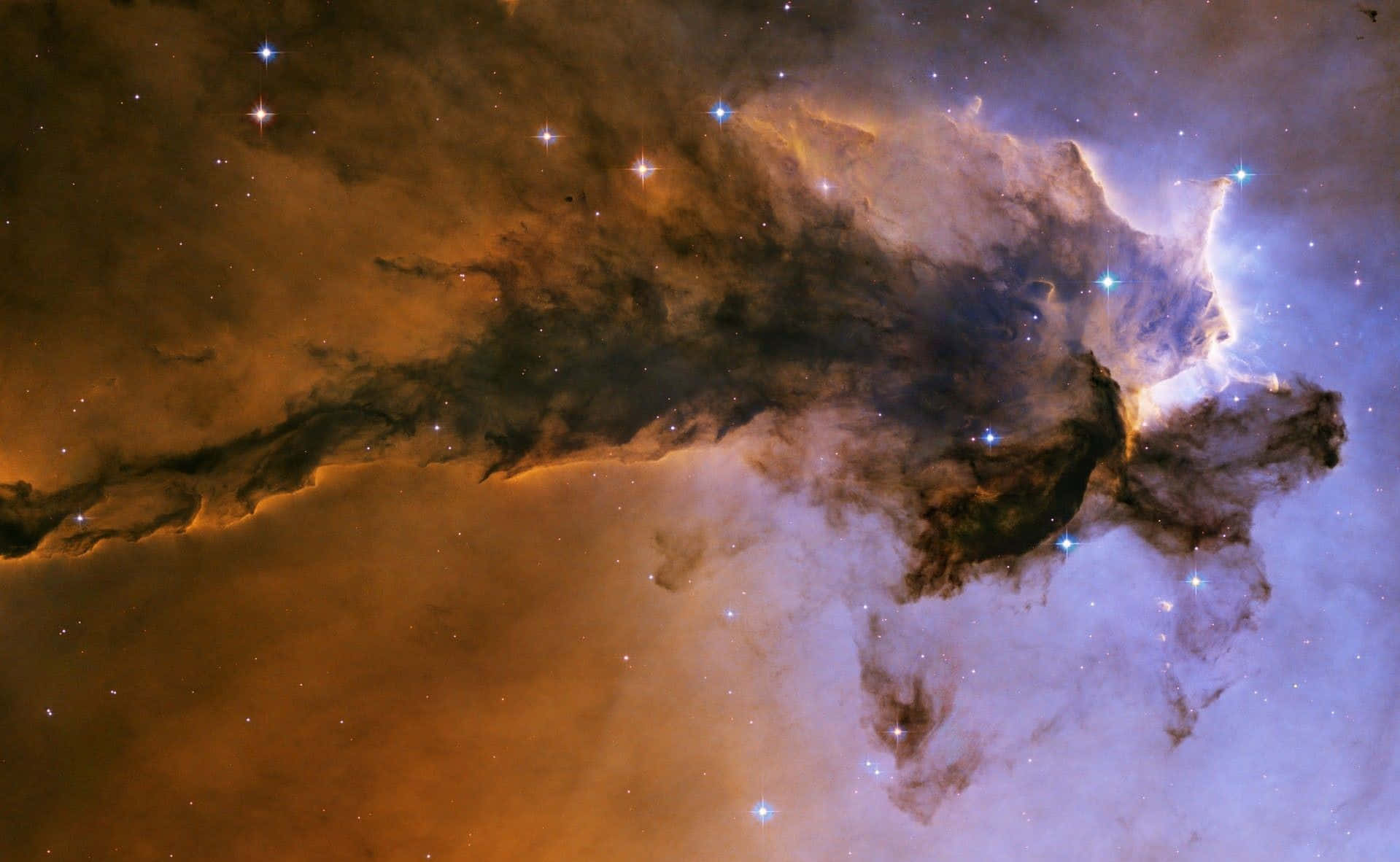 Undre af Universet: Rum Nebula Tapet Wallpaper
