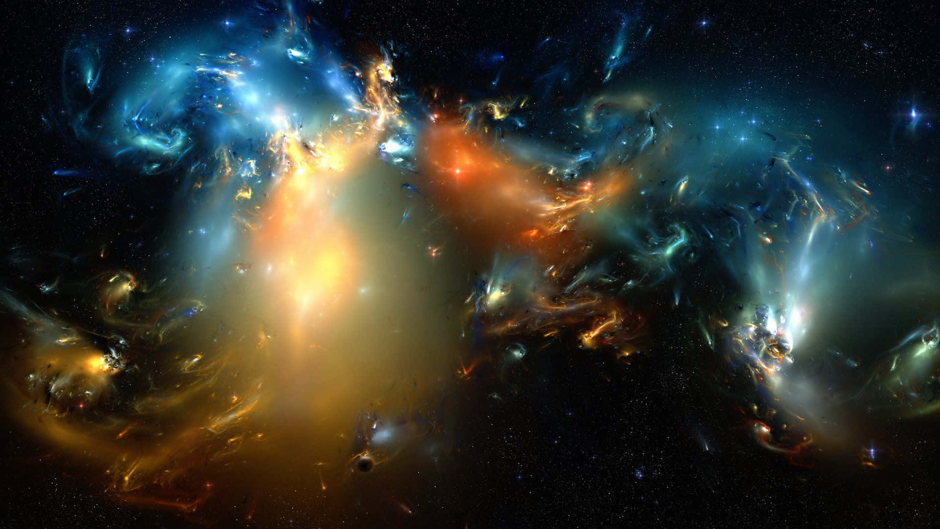Rymdabstrakt Nebulosabakgrund Wallpaper