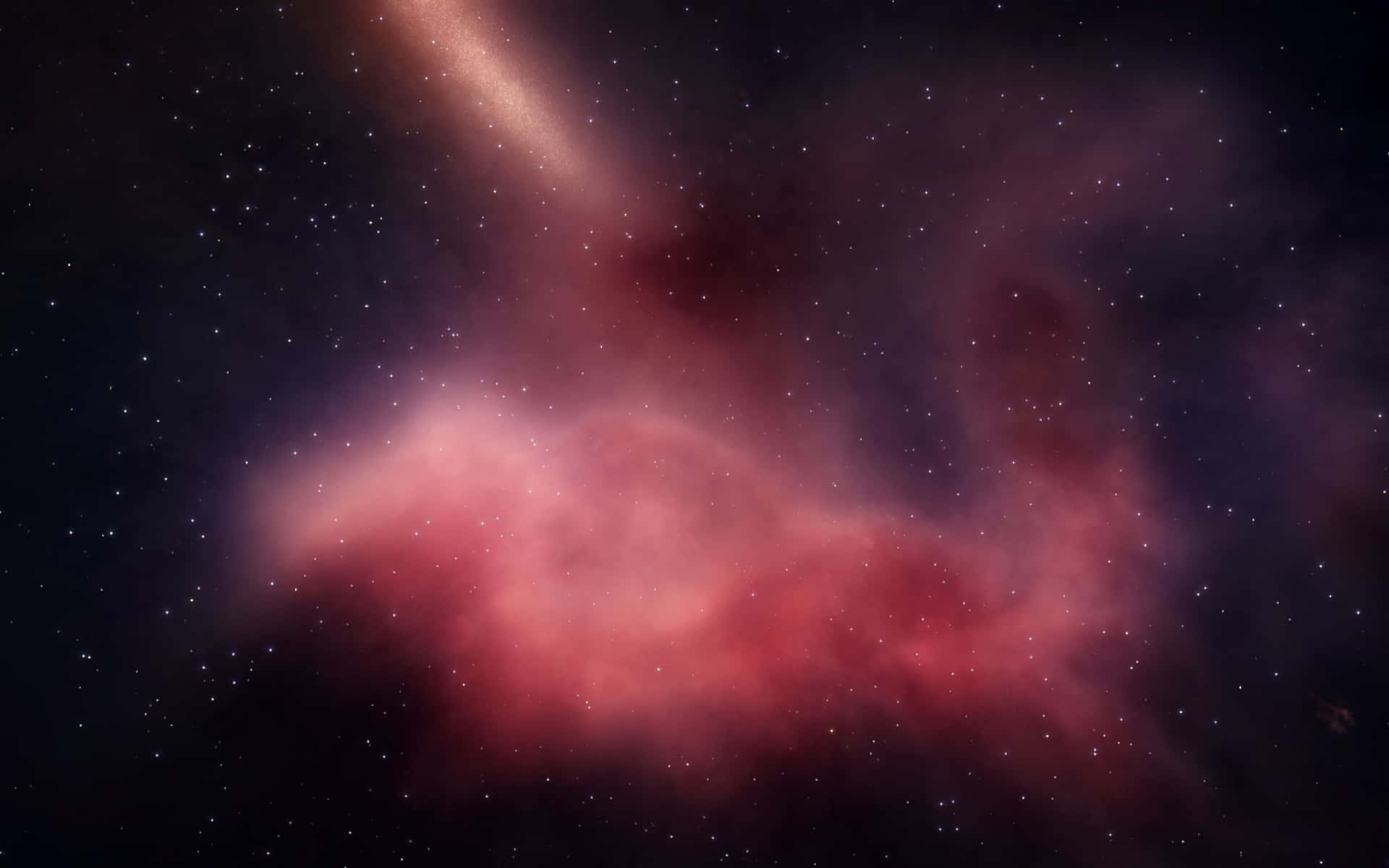 Livfullafärger Lyser Upp Djupen Av Space Nebula På Datorskärmen Eller Mobilen. Wallpaper