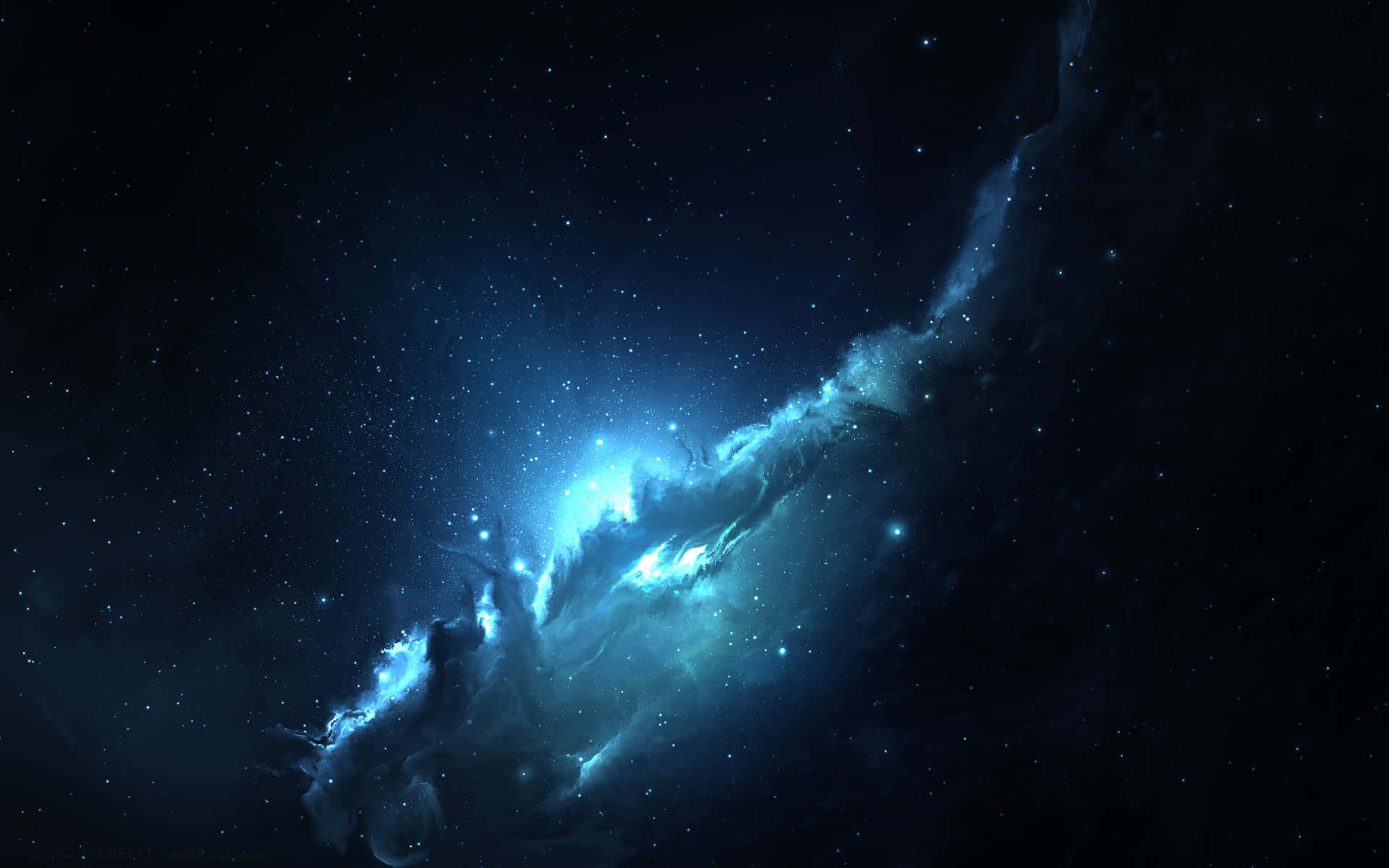 Fåen Glimt Av De Djupaste Hörnen Av Galaxen Med Denna Fantastiska Bild Av En Space Nebula. Wallpaper
