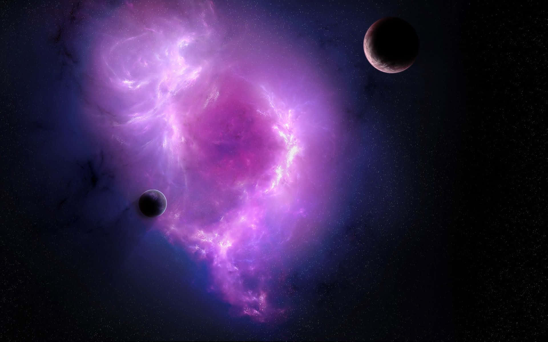Skønheden af rummet, er det rumlige Nebulan magnifik. Wallpaper