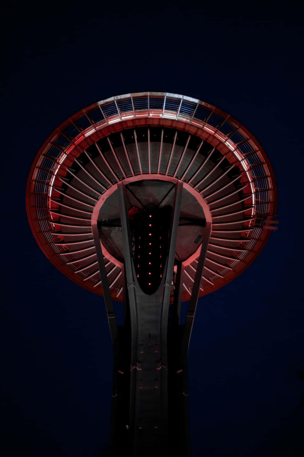 Space Needle Nighttime Illumination Wallpaper