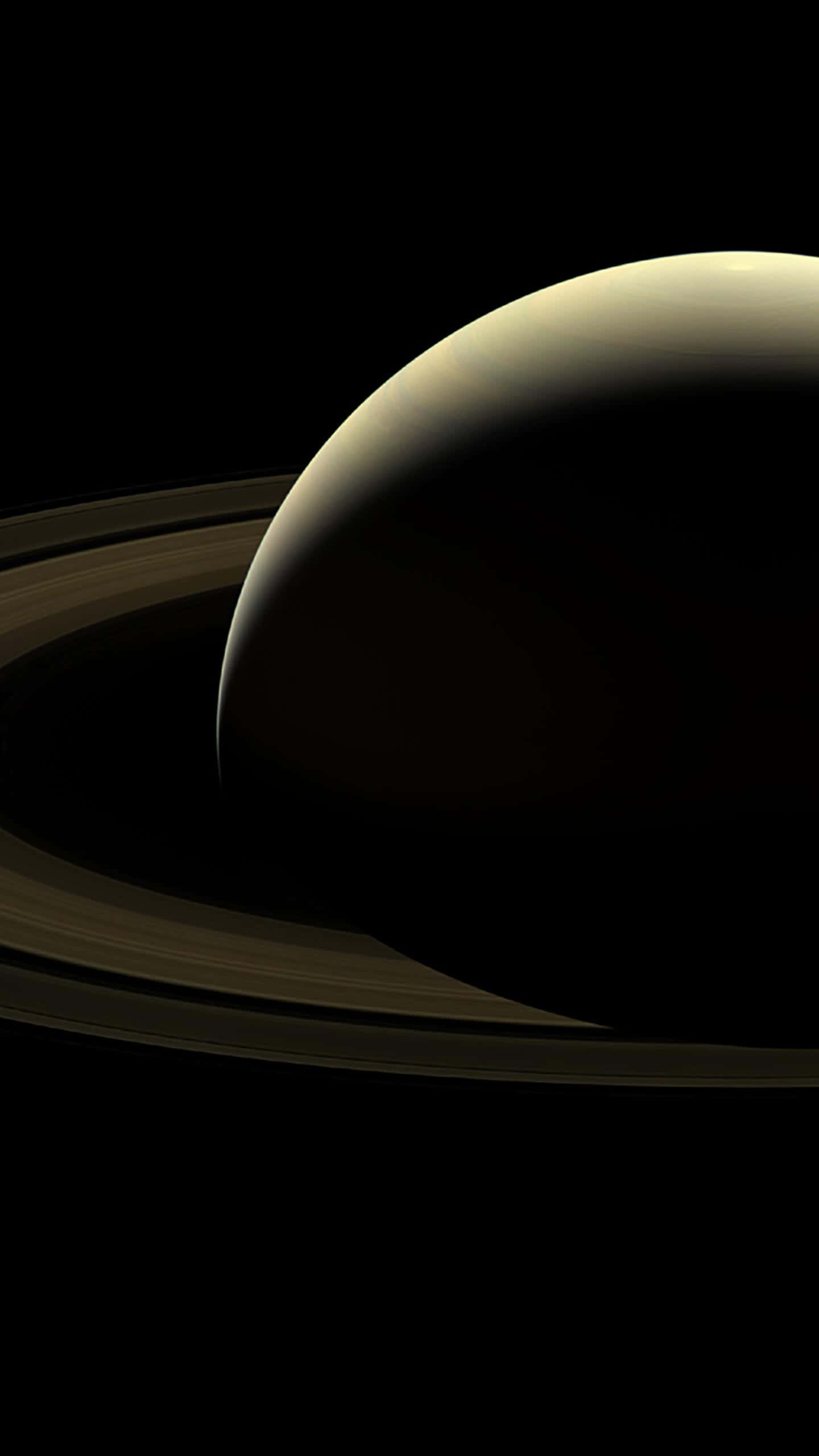 Saturn's Rings Are Seen In This Image