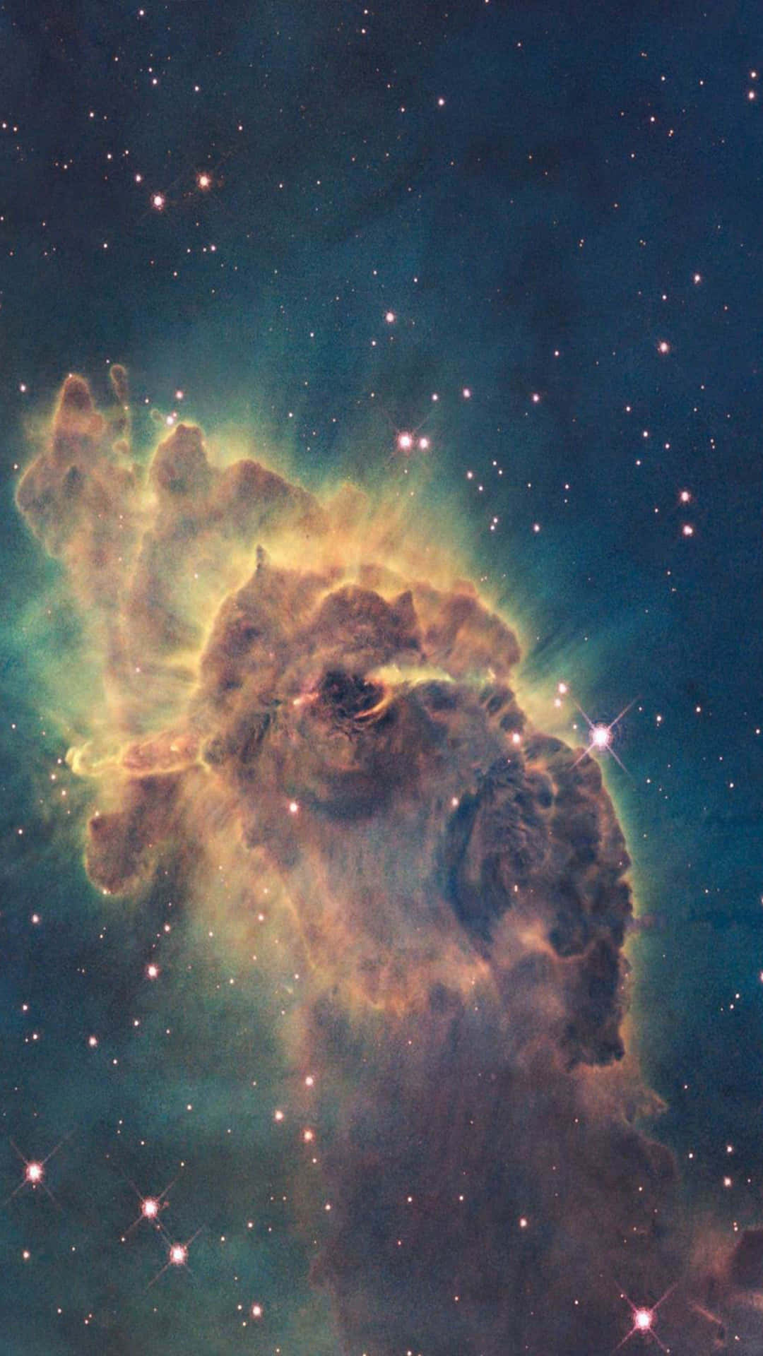 A Nebula With Stars And A Nebula