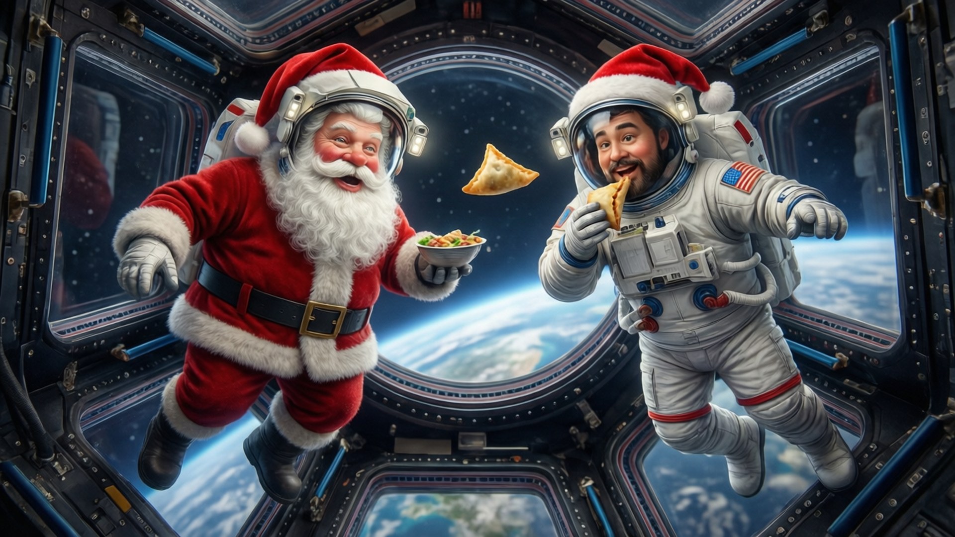 Space Samosa Float Wallpapers