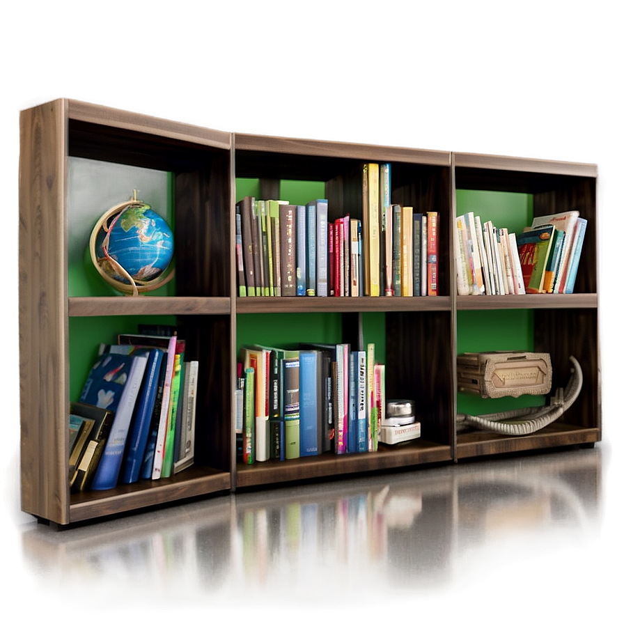 Space-saving Bookshelf Png 64 PNG