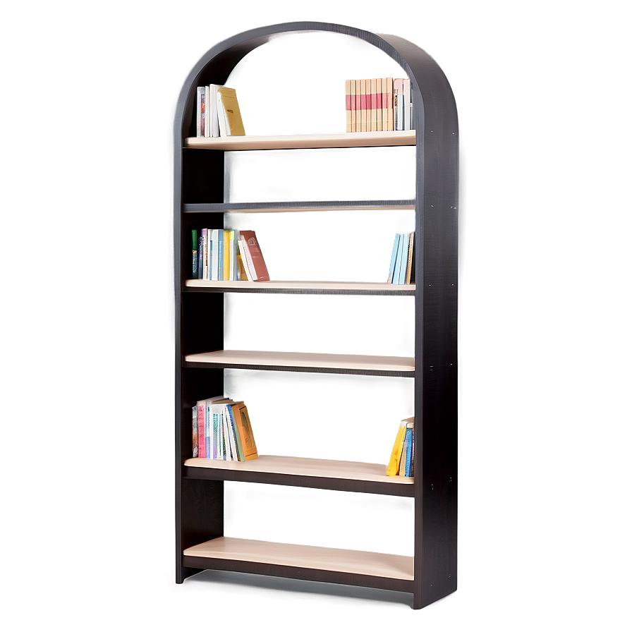 Space-saving Bookshelf Png Pjf16 PNG