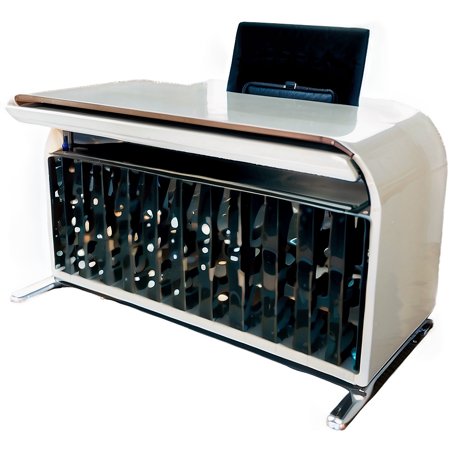 Space Saving Office Desk Png 06262024 PNG